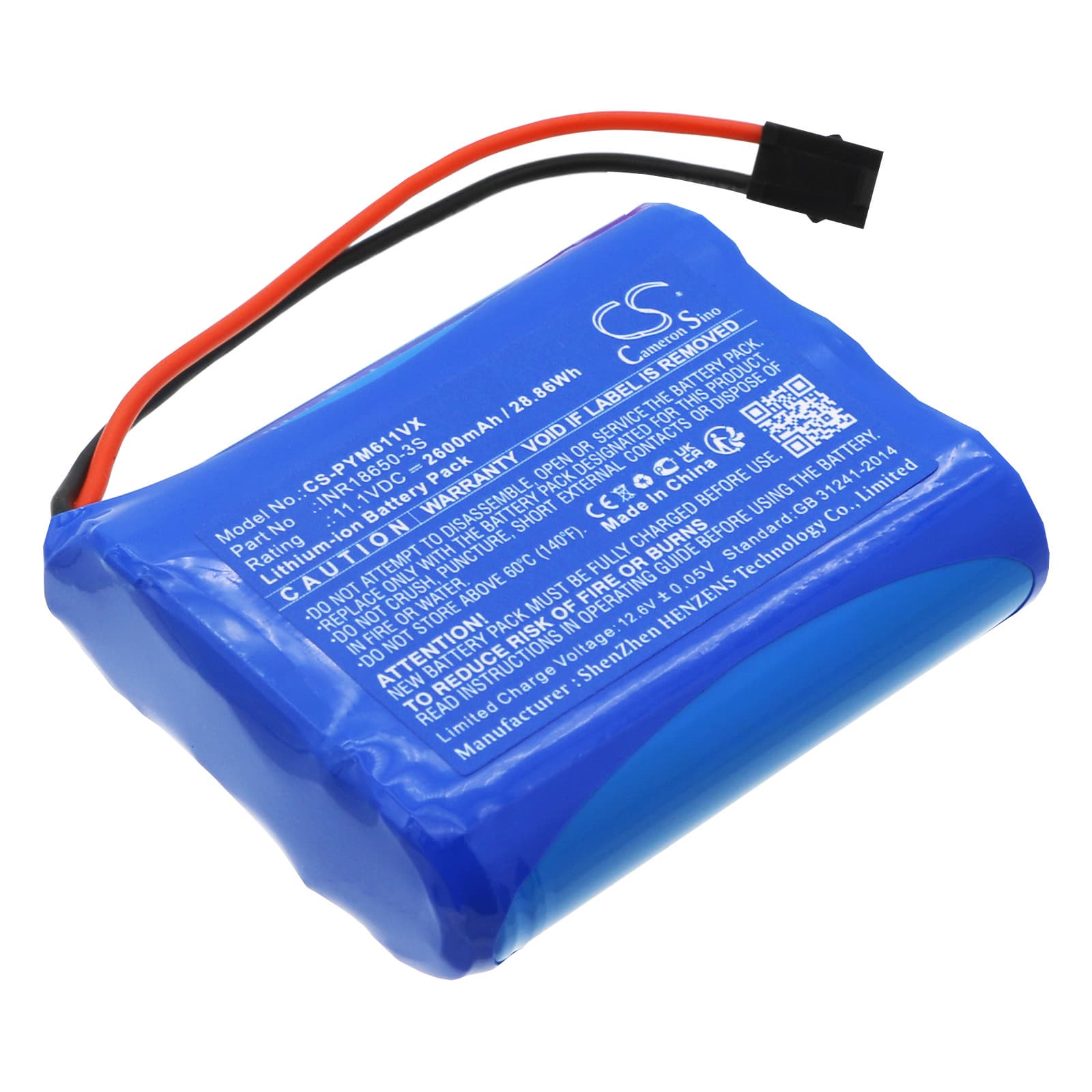 Replacement Battery for Puppyoo V-M611 - CS-PYM611VX-1.jpg