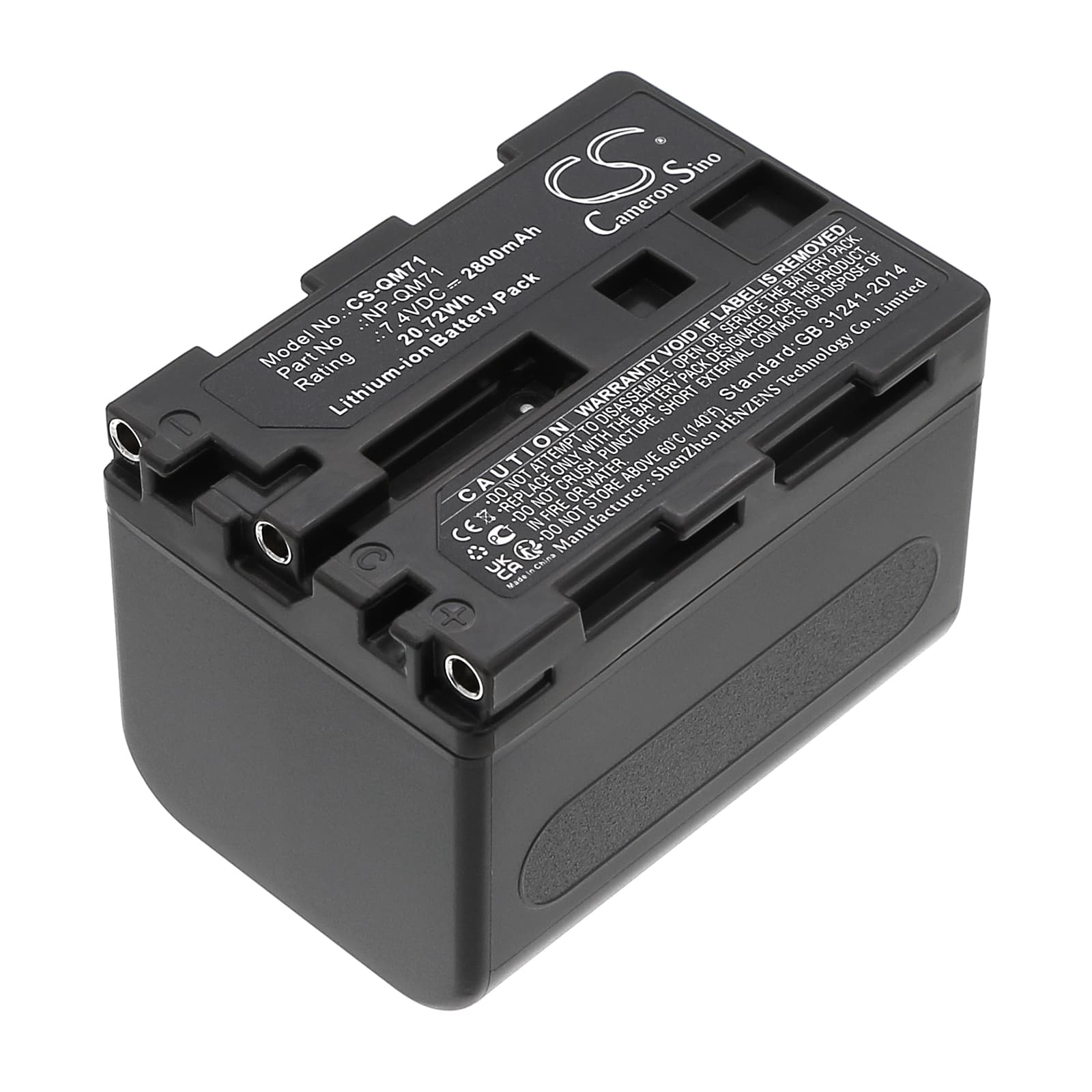 Replacement Battery for Sony CCD-TRV108 - CS-QM71-1.jpg