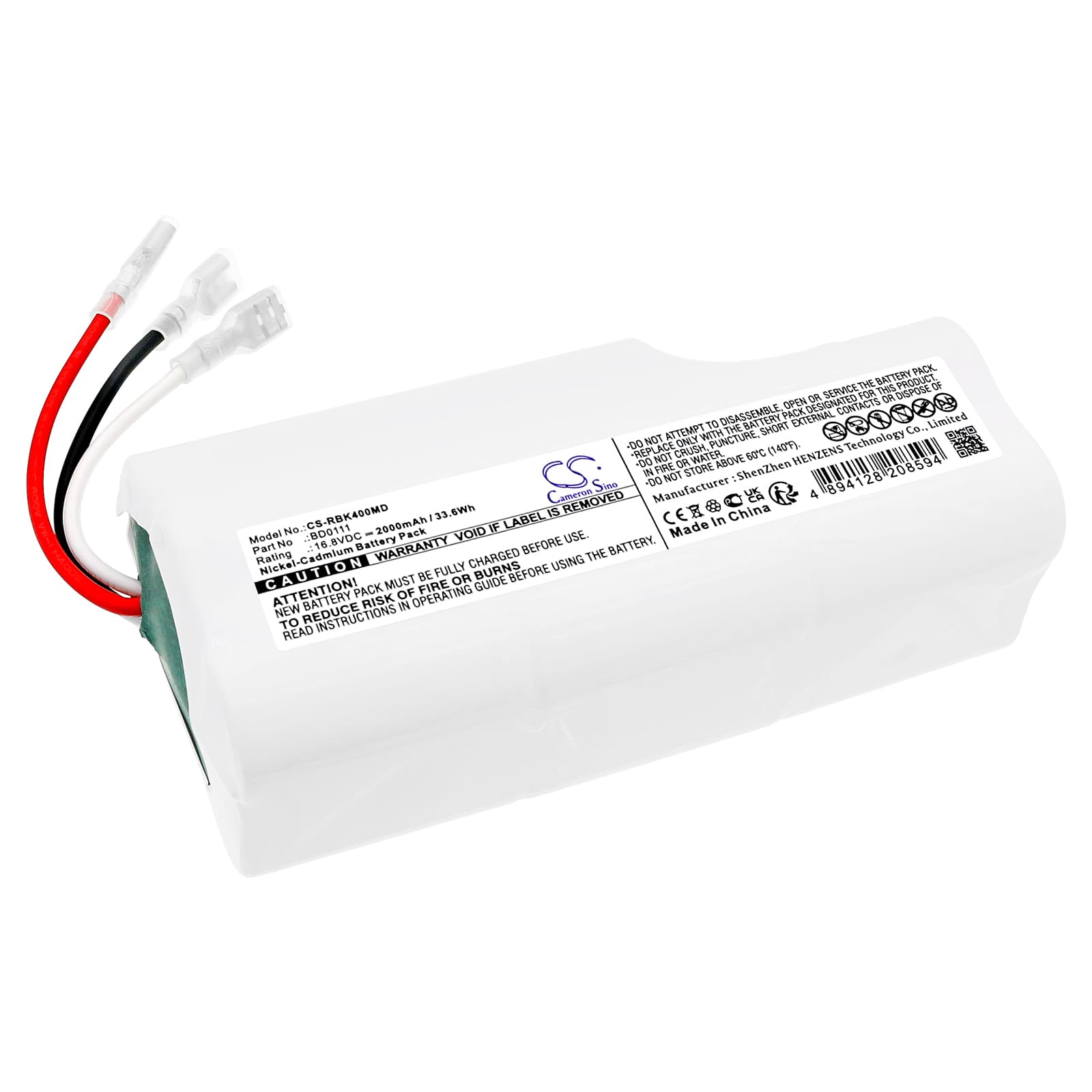 Replacement Battery for Rauland-Borg R4KBK400 - CS-RBK400MD-1.jpg
