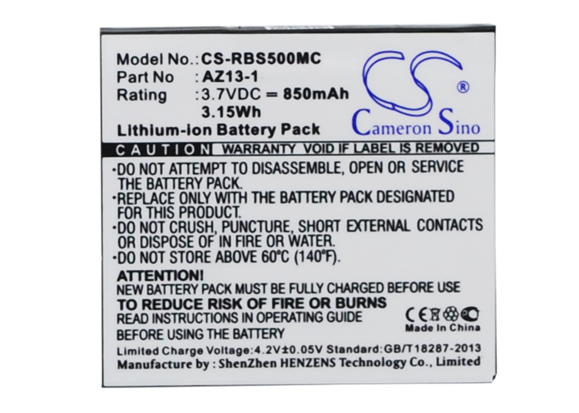 Replacement Battery for Ambarella A7LS - CS-RBS500MC-1.jpg