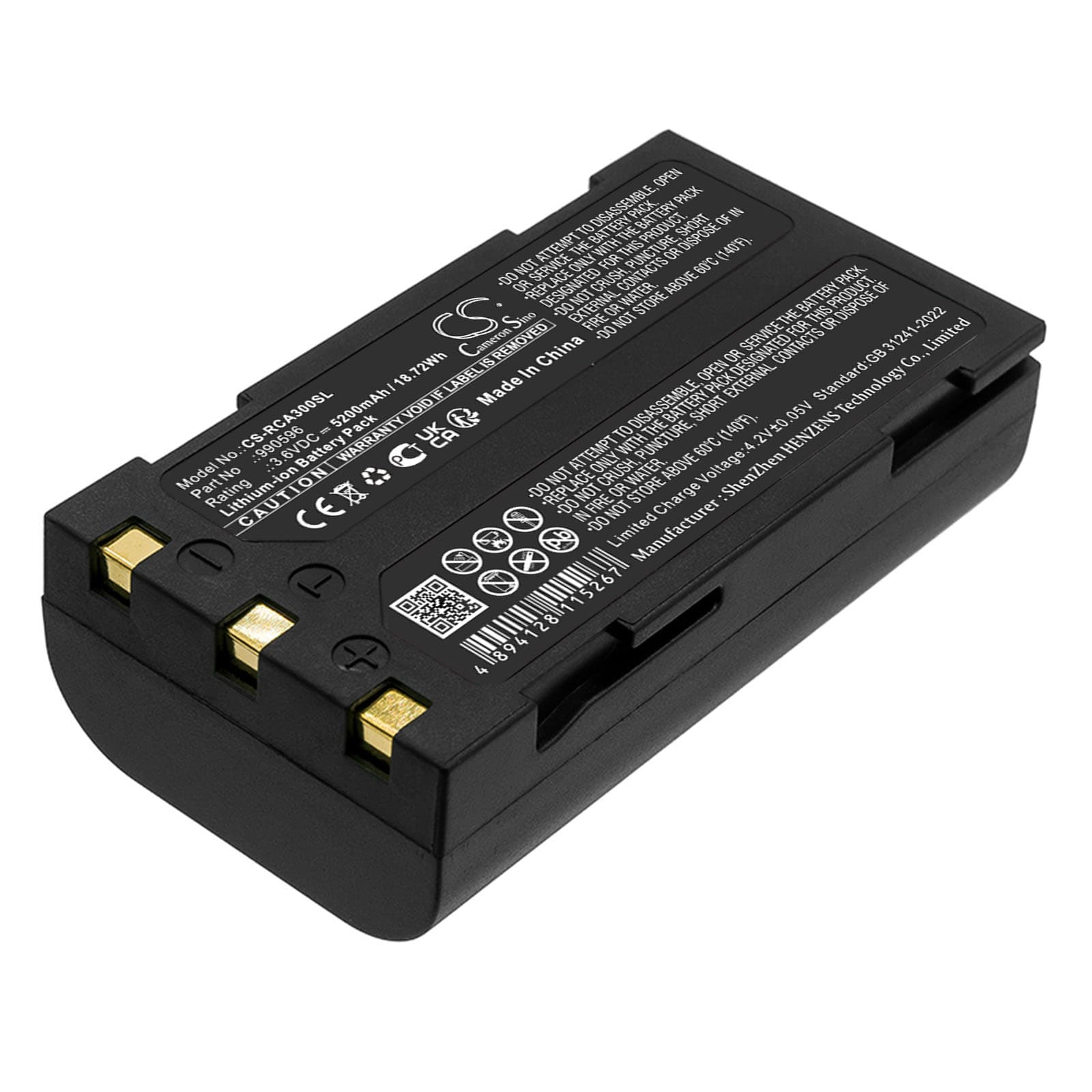 Replacement Battery for Trotech SeeSnake micro CA-300 - CS-RCA300SL-1.jpg