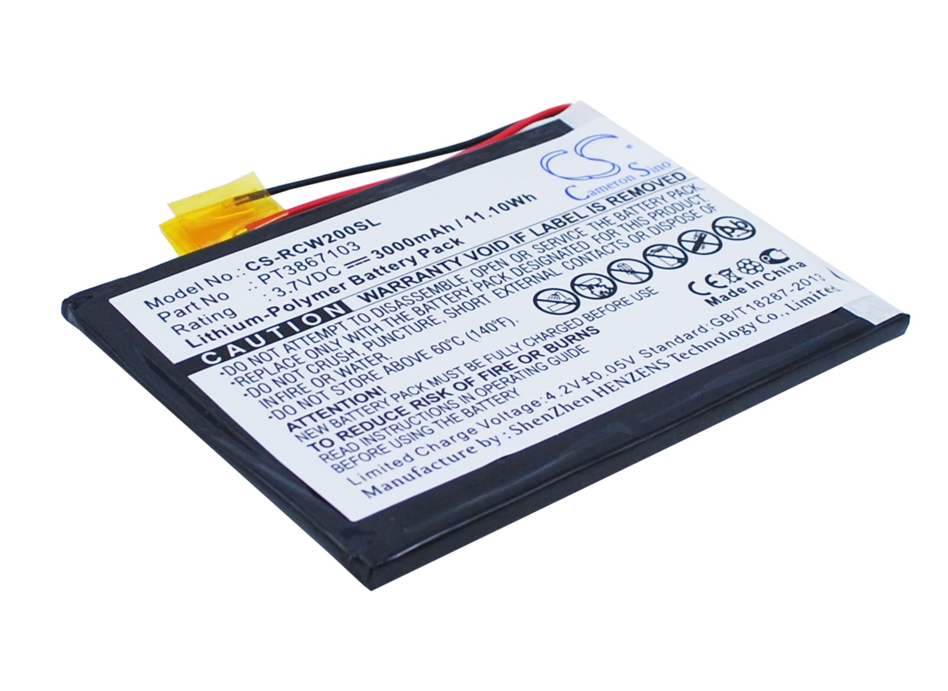 Replacement Battery for RCA RCT6077W2 - CS-RCW200SL-1.jpg
