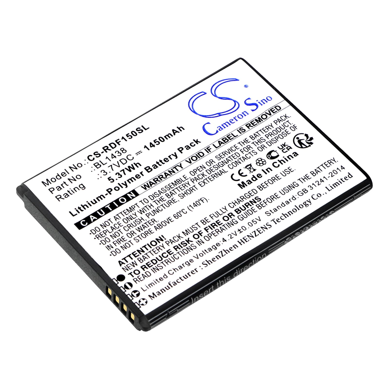 Replacement Battery for R3Di Bright Flip - CS-RDF150SL-1.jpg
