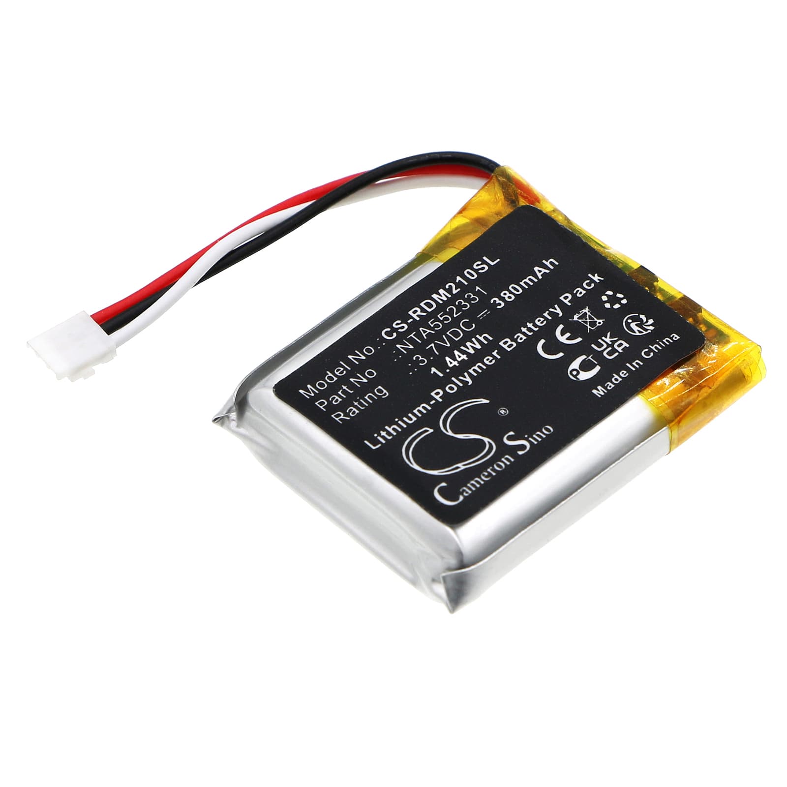 Replacement Battery for Rode Wireless Go II - CS-RDM210SL-1.jpg