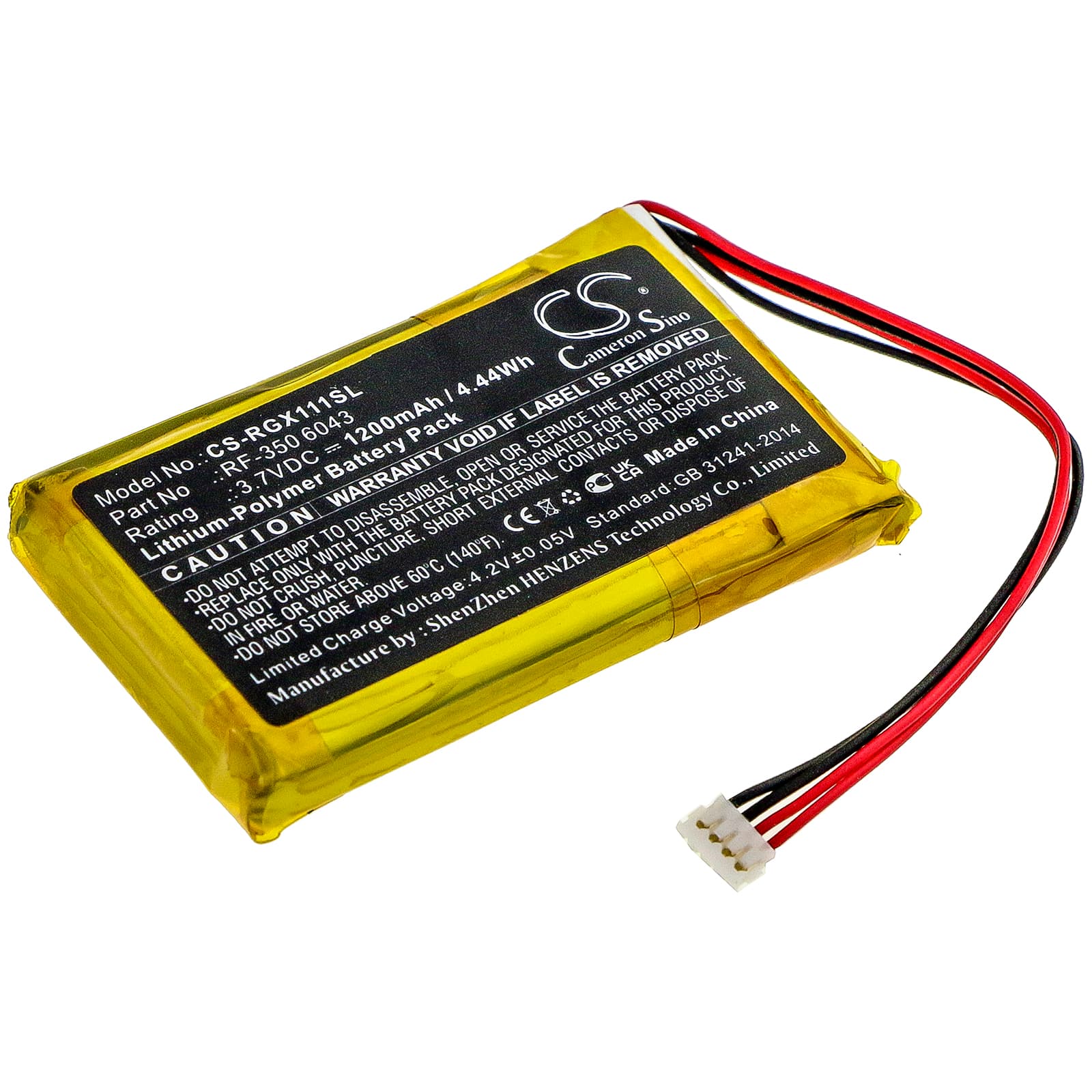Replacement Battery for Renkforce GX-111 - CS-RGX111SL-1.jpg