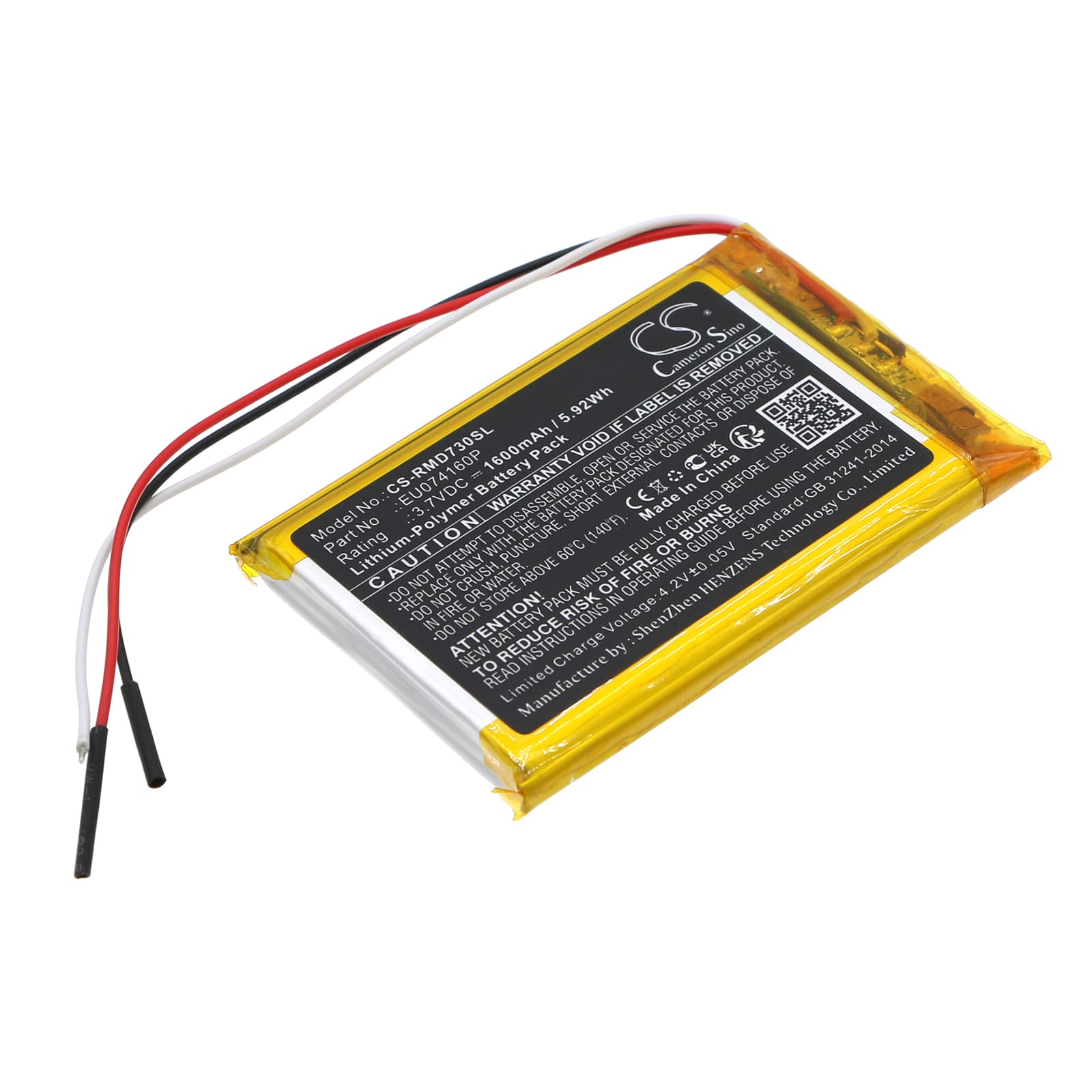 Replacement Battery for Rand McNally TND-730