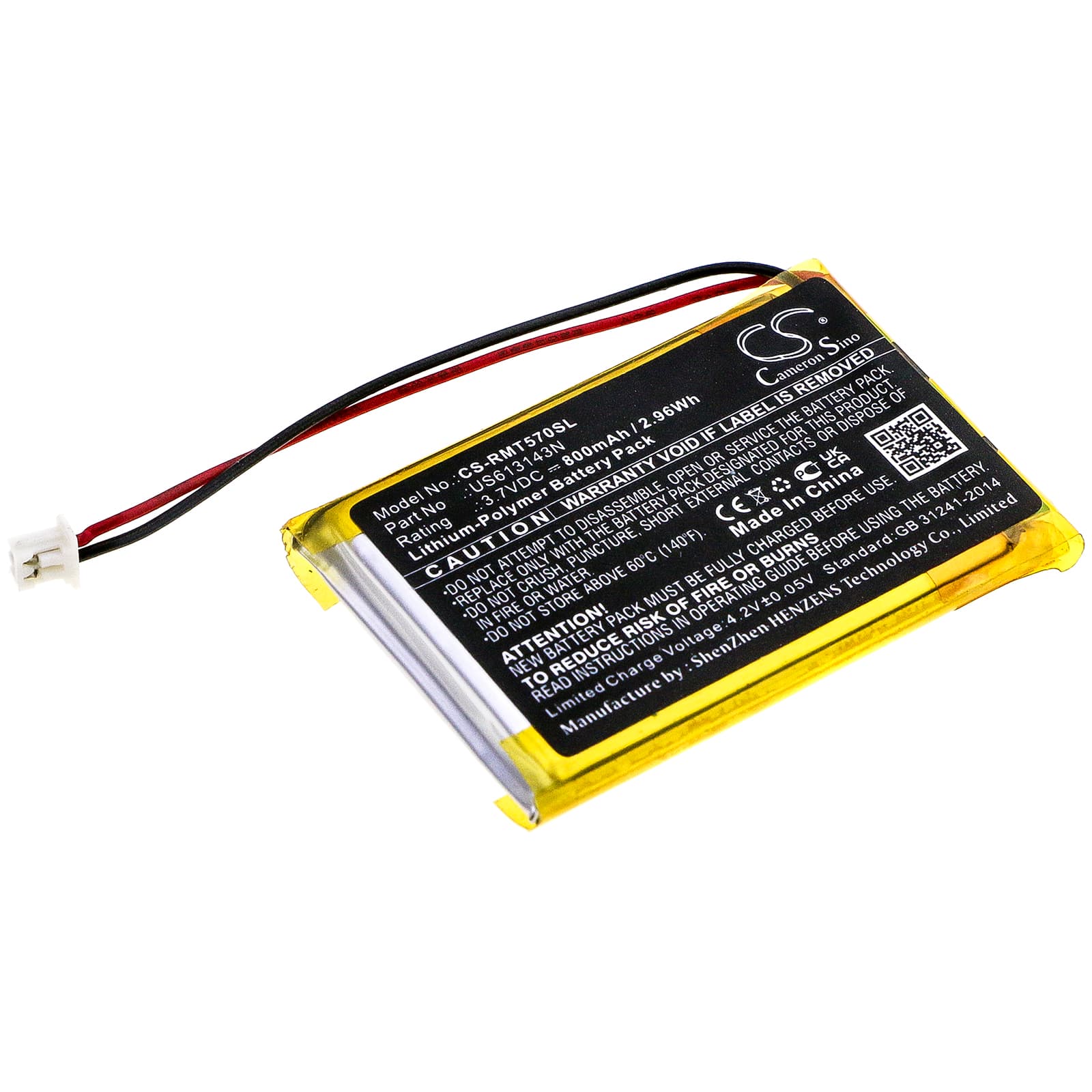 Replacement Battery for Rapoo MT750L - CS-RMT570SL-1.jpg
