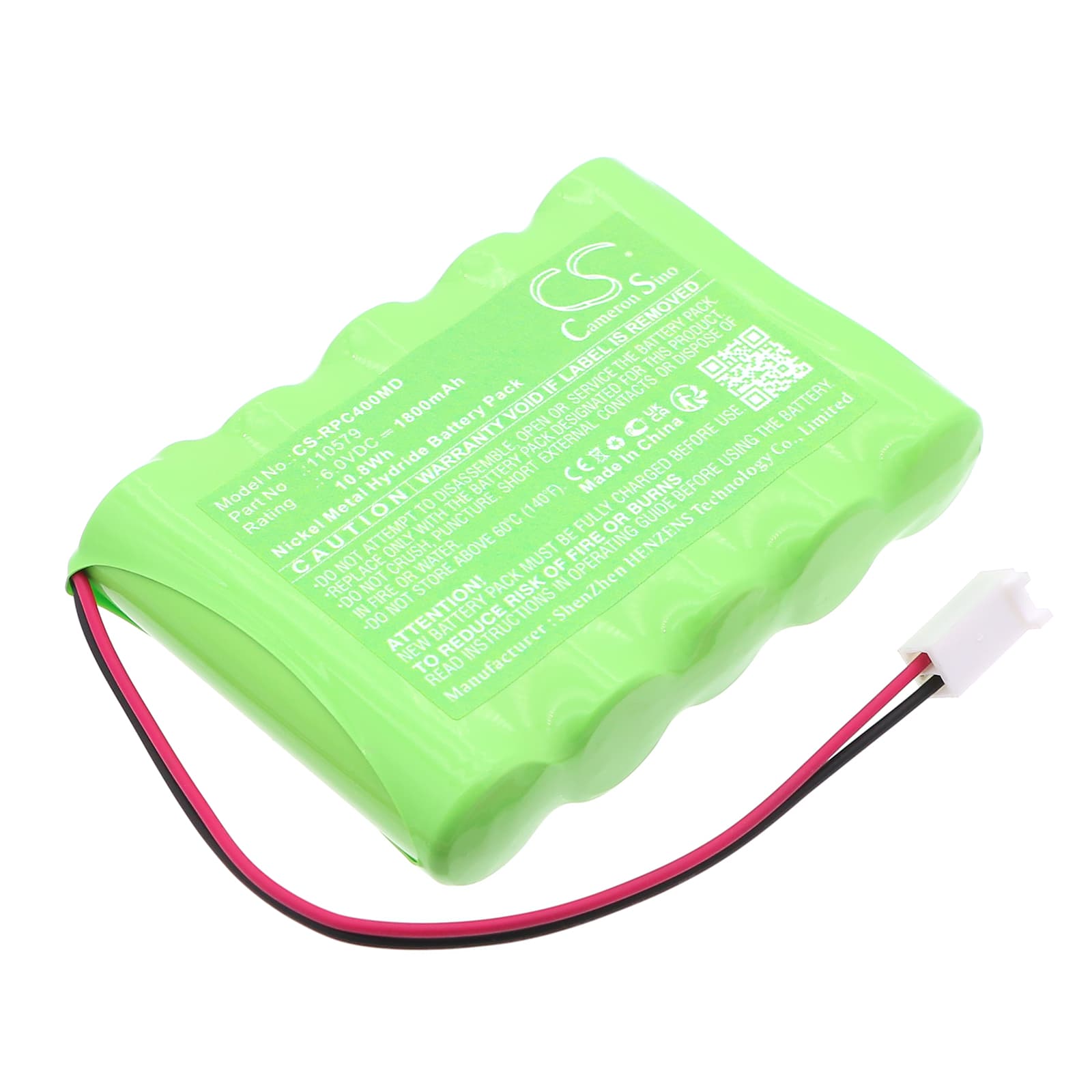 Replacement Battery for Respironics 60 monitor - CS-RPC400MD-1.jpg