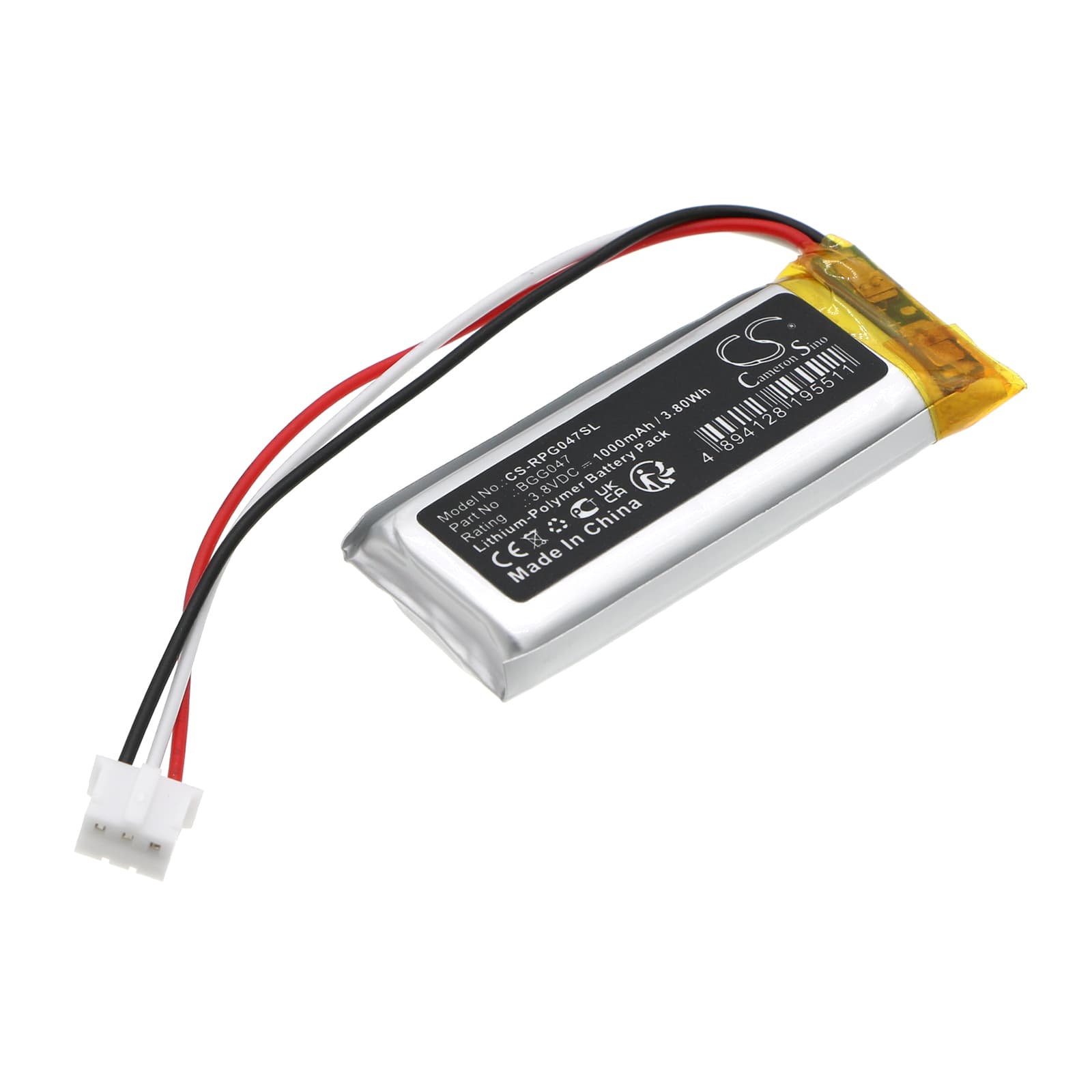 Replacement Battery for Roku Voice Remote Pro - CS-RPG047SL-1.jpg