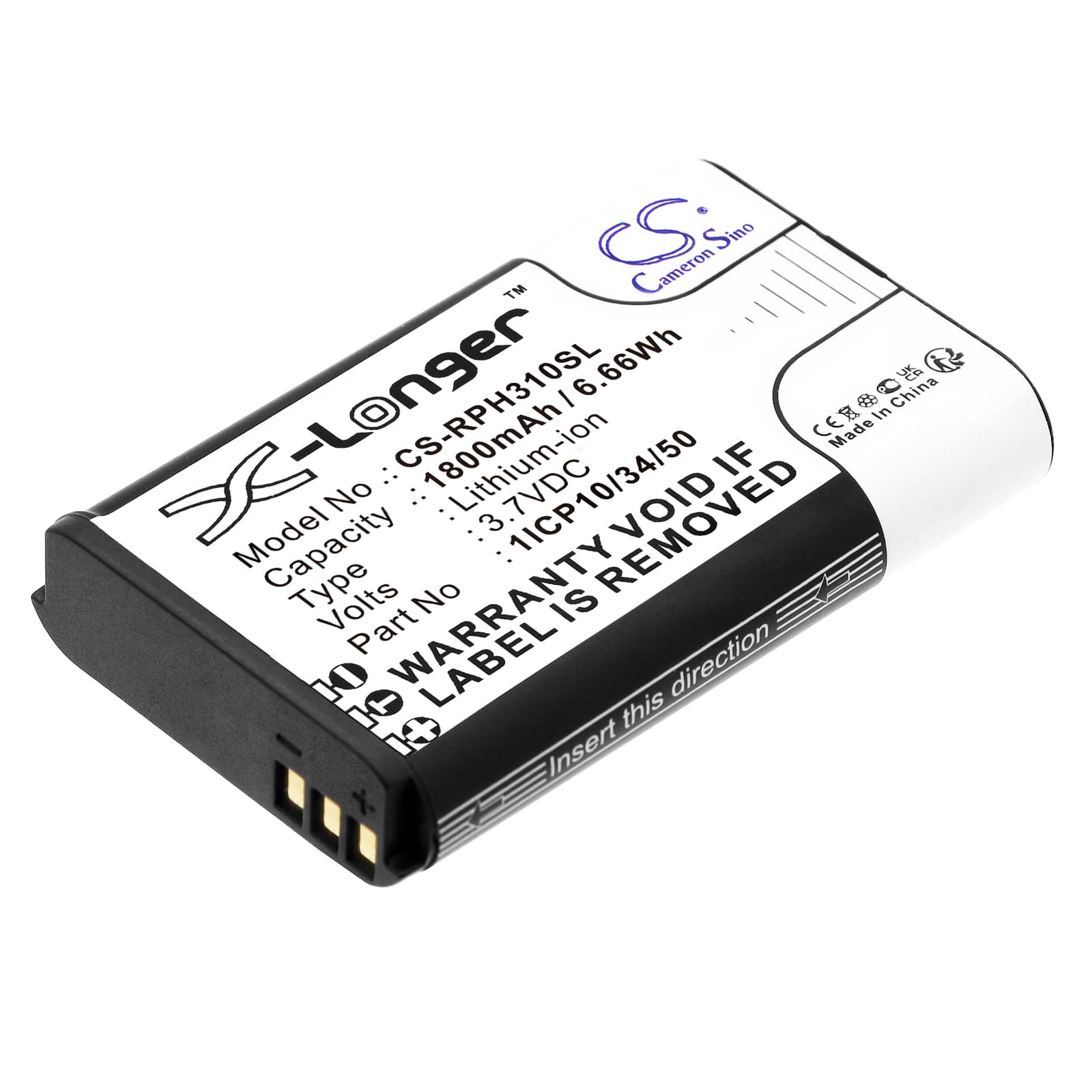 Replacement Battery for Rotronic HygroPalm HP31 - CS-RPH310SL-1.jpg
