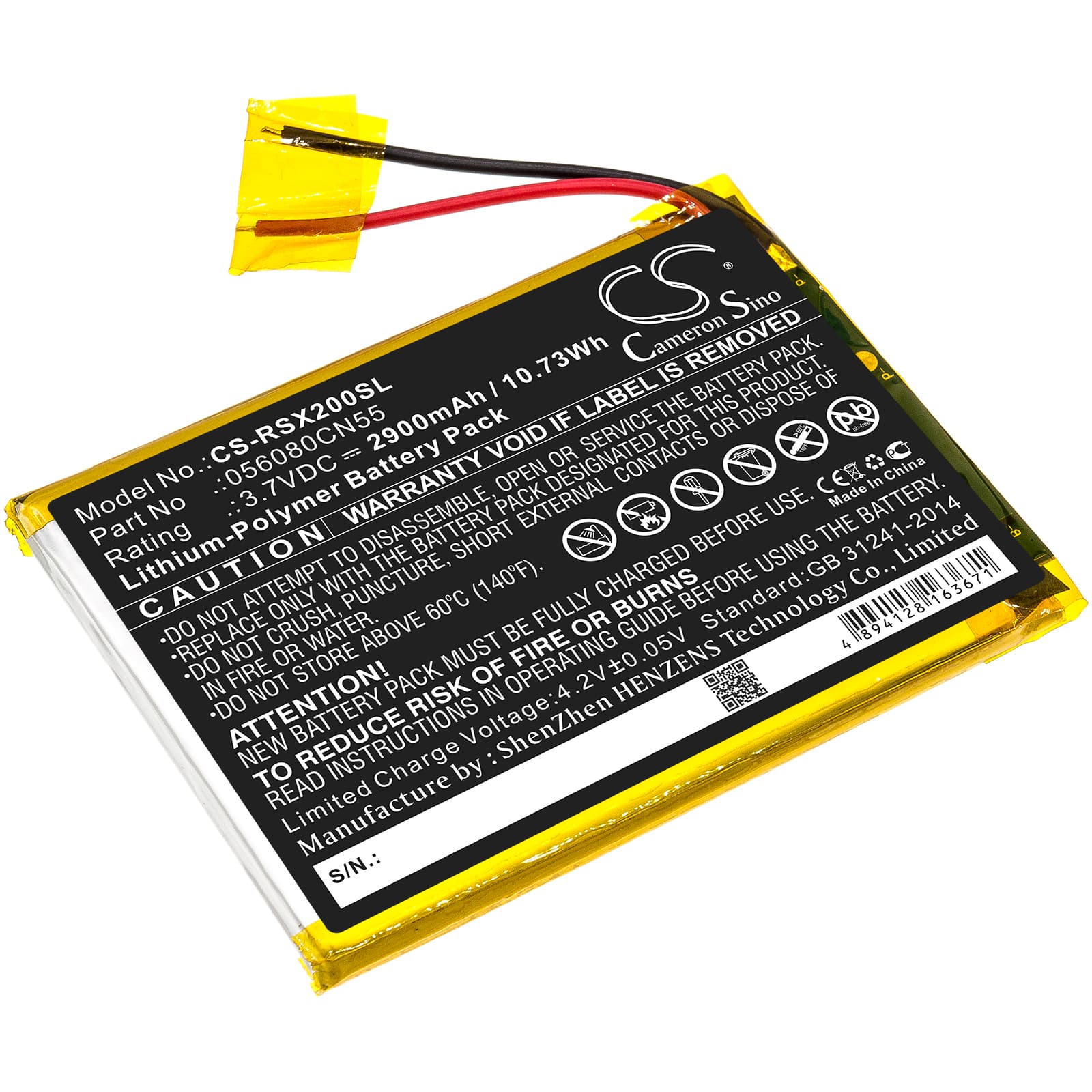Replacement Battery for Oregon Scientific Meep - CS-RSX200SL-1.jpg