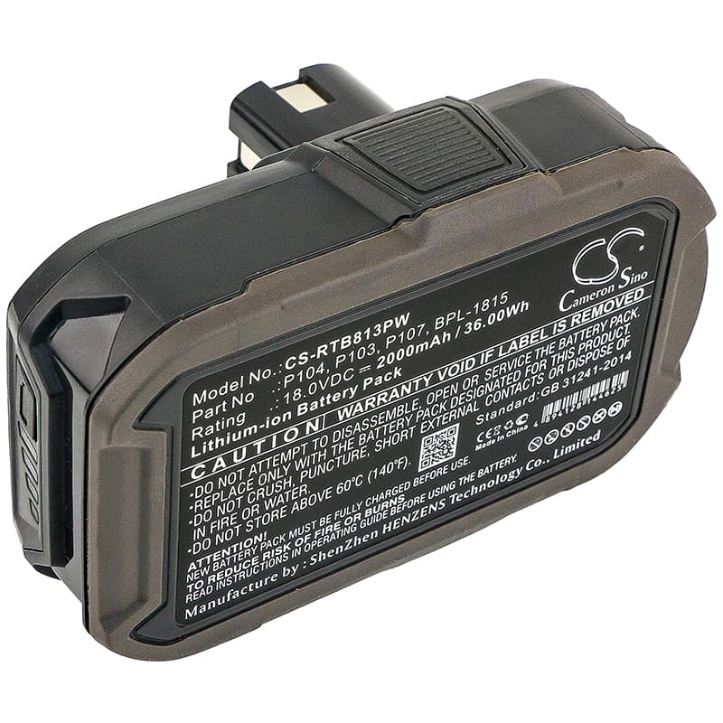 Replacement Battery for Ryobi ZRP813
