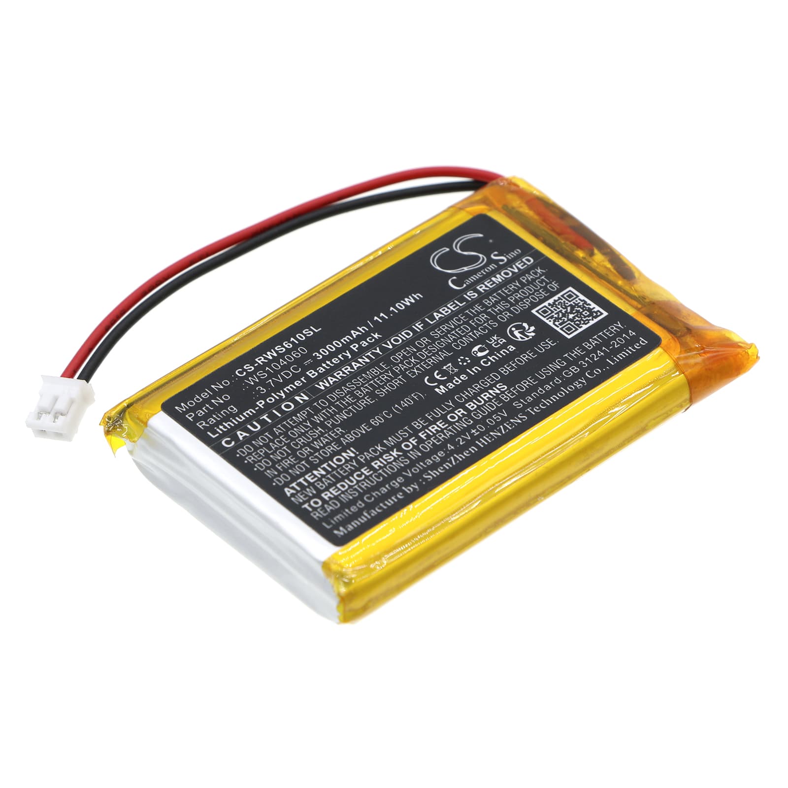 Replacement Battery for Raspberry Raspberry Pi - CS-RWS610SL-1.jpg