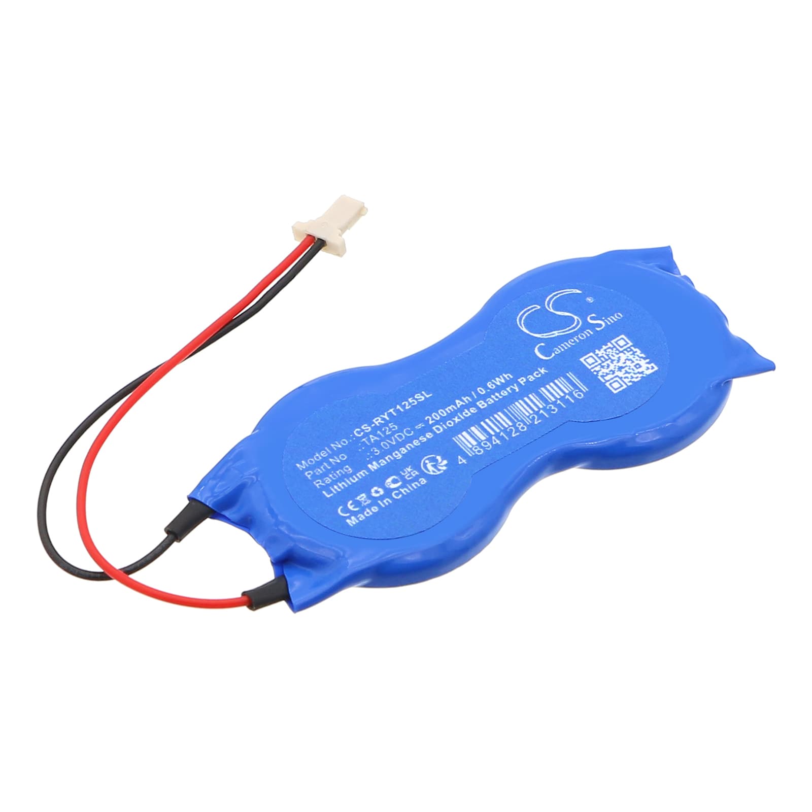 Replacement Battery for Raymarine Micronet Wind Transmitter - CS-RYT125SL-1.jpg