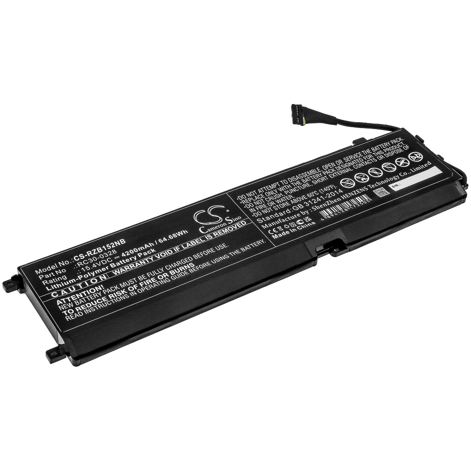 Replacement Battery for Razer Blade 15 2020 - CS-RZB152NB-1.jpg
