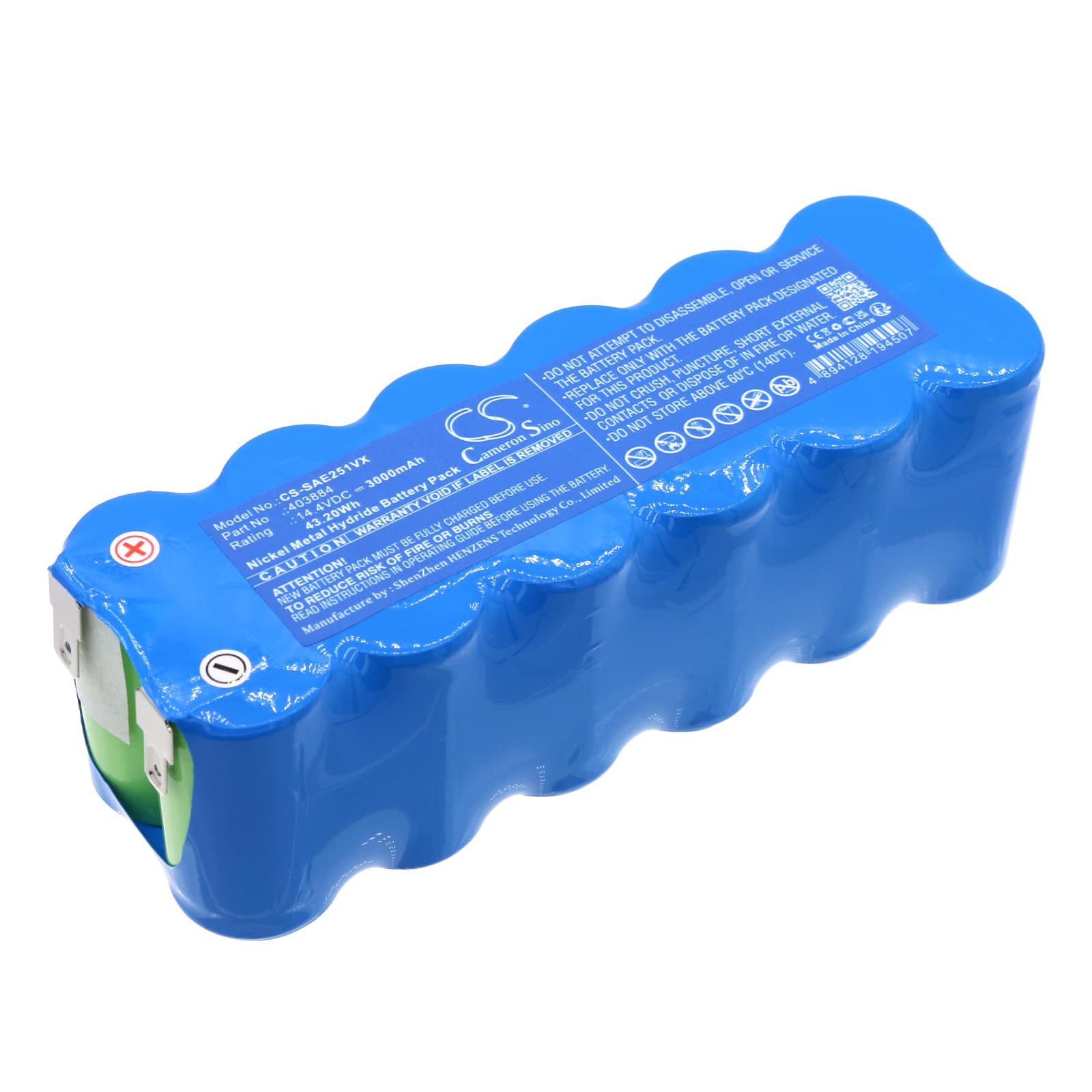 Replacement Battery for Solac AE2510