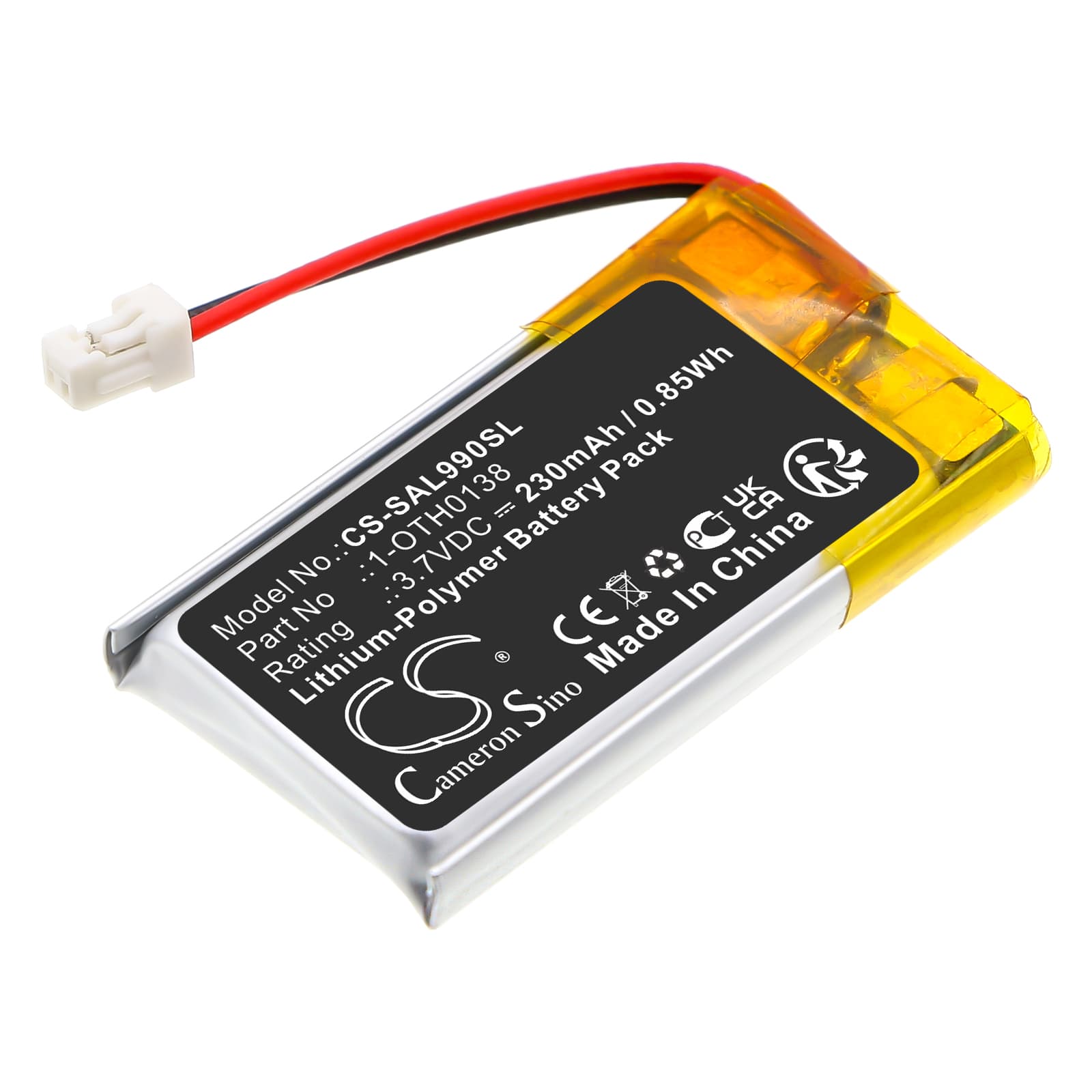 Replacement Battery for Samson AirLine 88 - CS-SAL990SL-1.jpg