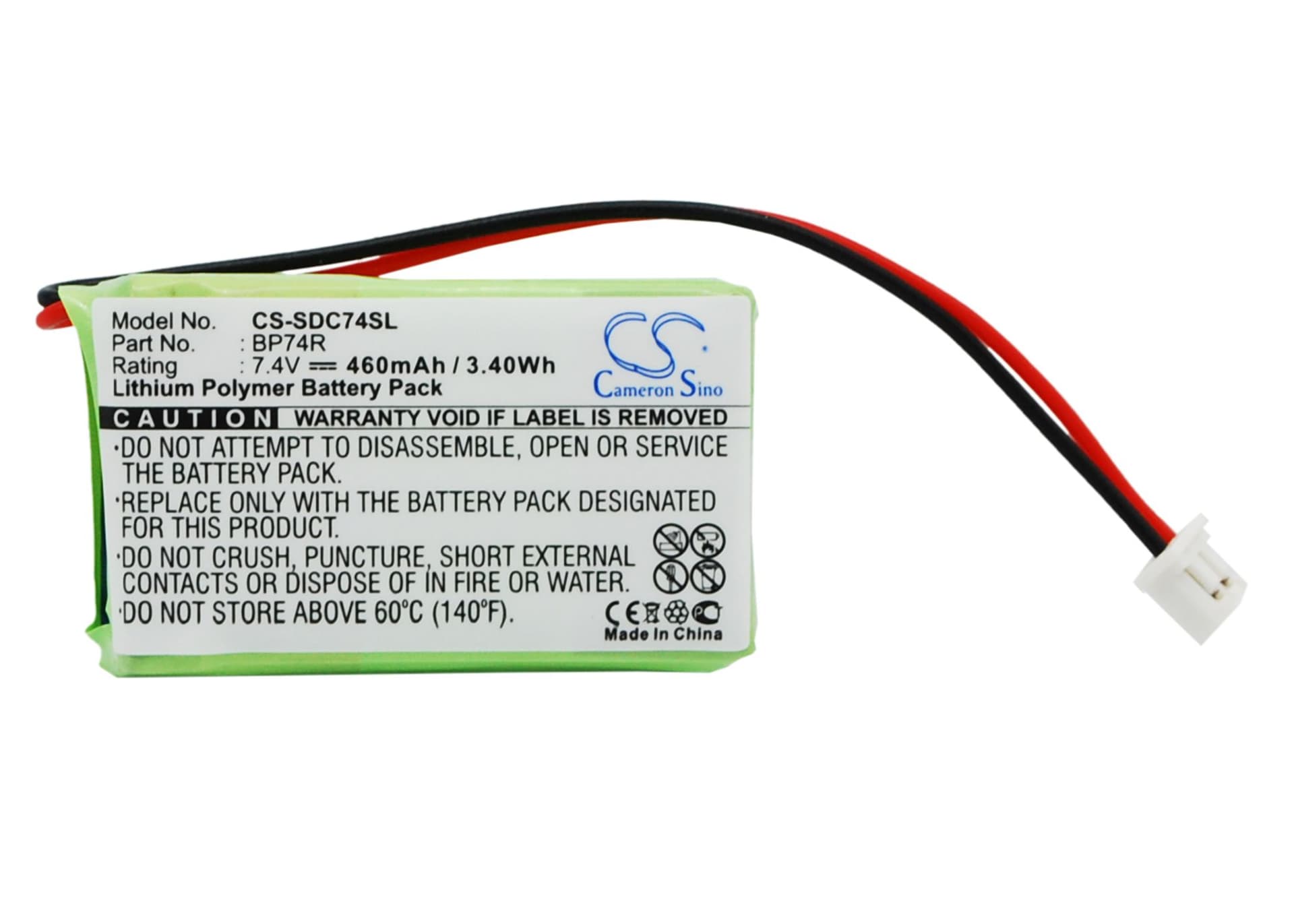 Replacement Battery for Dogtra Receiver 2500T - CS-SDC74SL-1.jpg