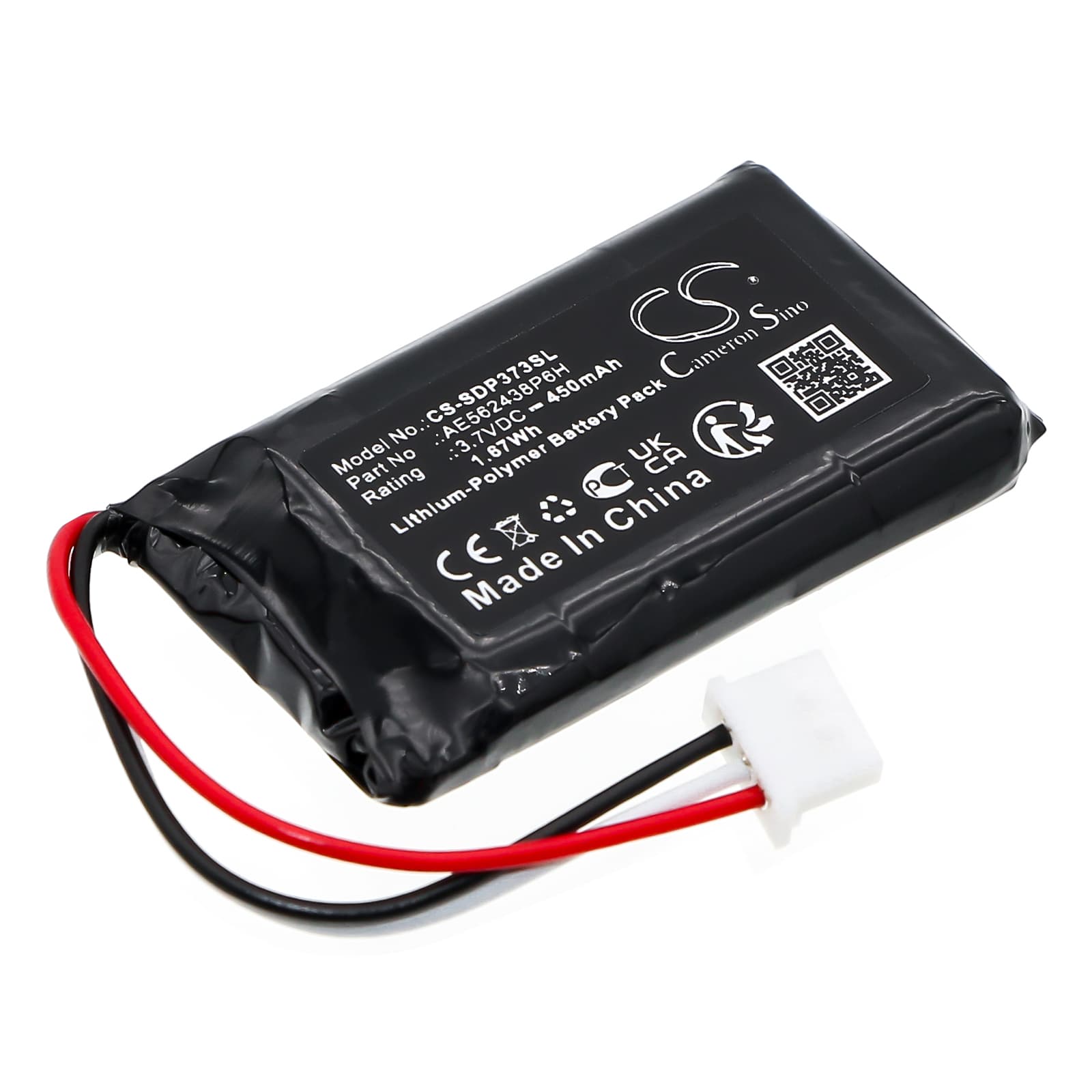 Replacement Battery for Dogtra 280C Transmitter - CS-SDP373SL-1.jpg