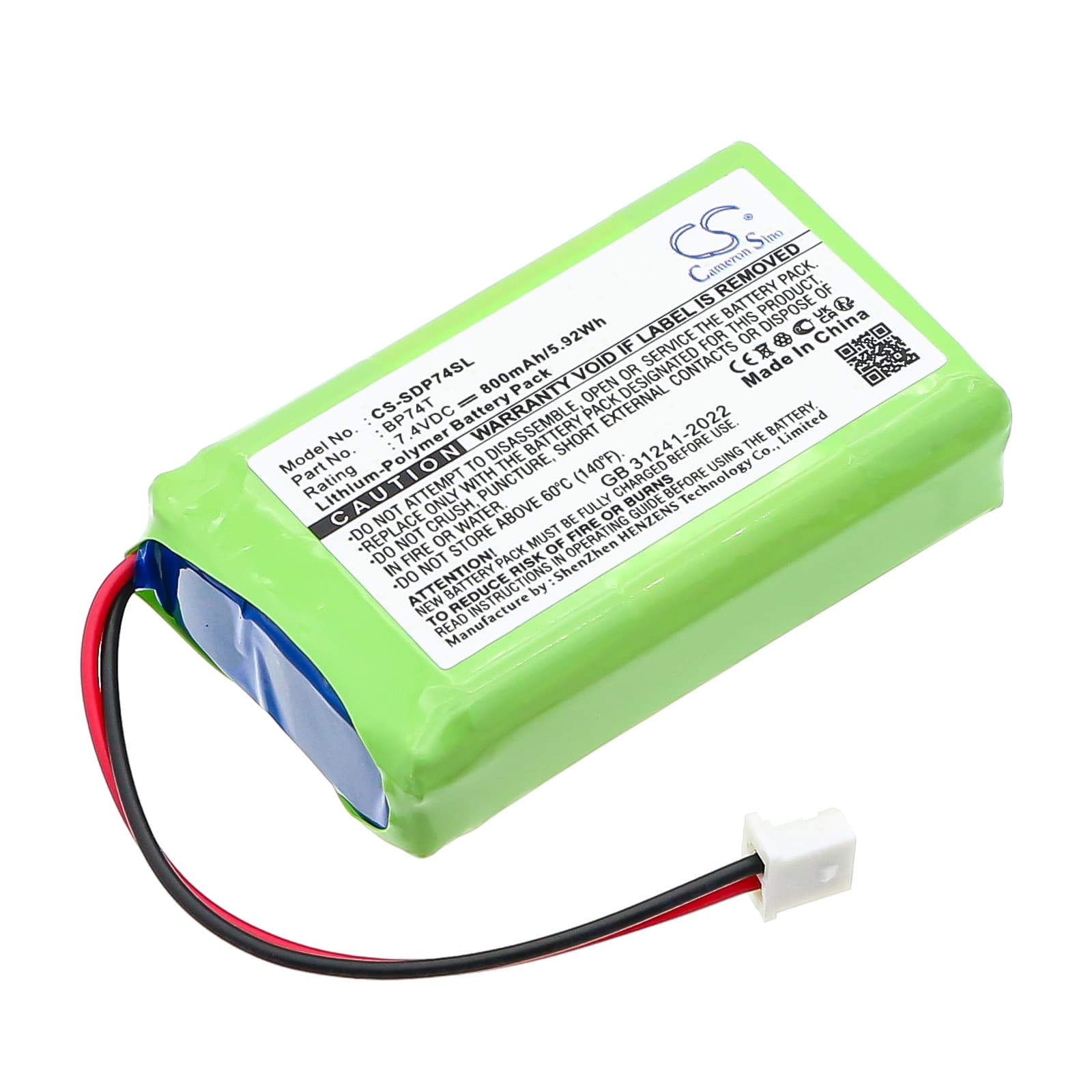 Replacement Battery for Dogtra Transmitter 2500T - CS-SDP74SL-1.jpg
