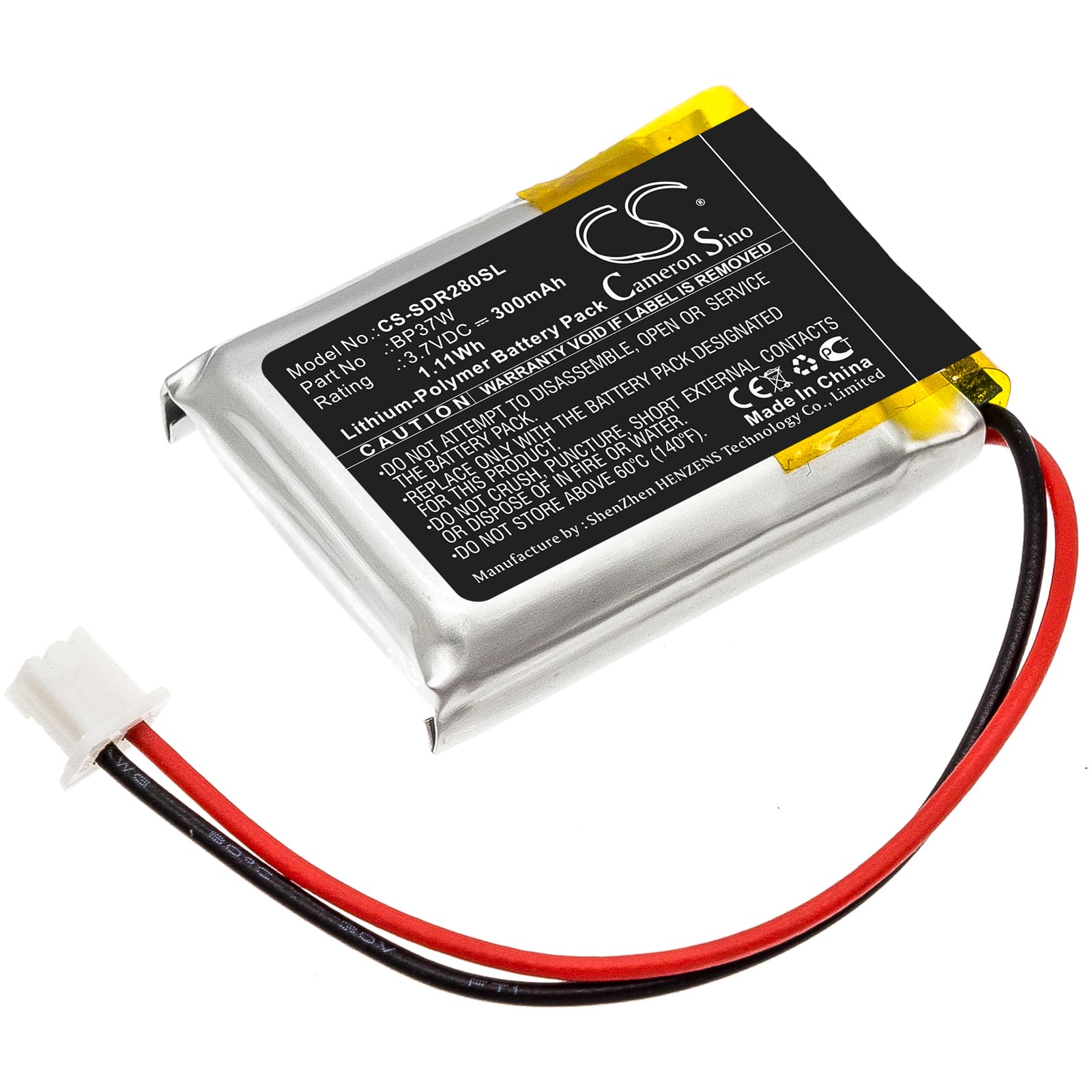 Replacement Battery for Dogtra 280C Receiver - CS-SDR280SL-1.jpg