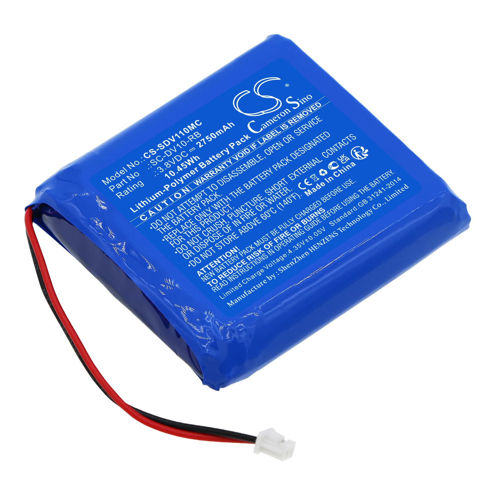 Replacement Battery for Pyle PRTPPBCM22BAT - CS-SDV110MC-1.jpg