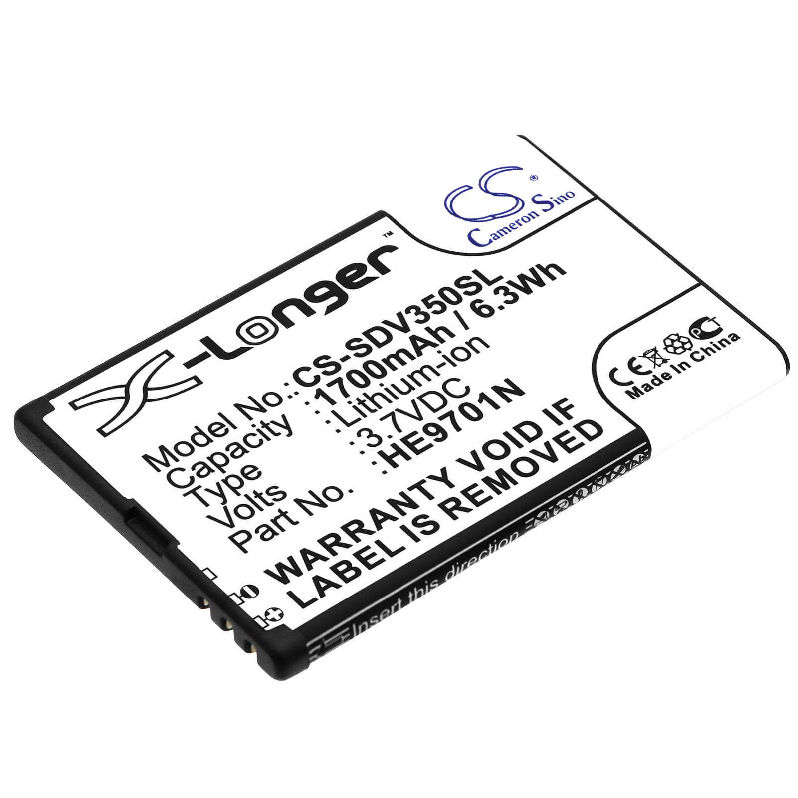 Replacement Battery for Sonocaddie V350 - CS-SDV350SL-1.jpg