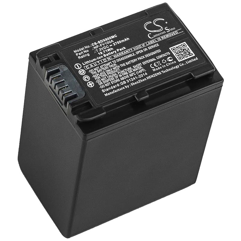 Replacement Battery for Sony FDR-AX40 - CS-SDX600MC-1.jpg