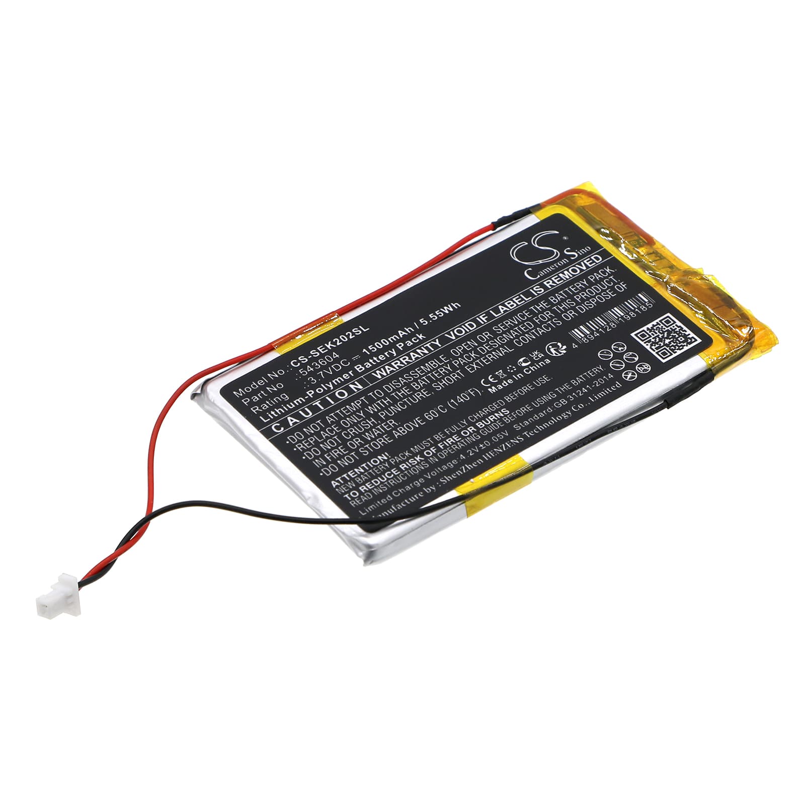 Replacement Battery for Sennheiser EK2020 - CS-SEK202SL-1.jpg