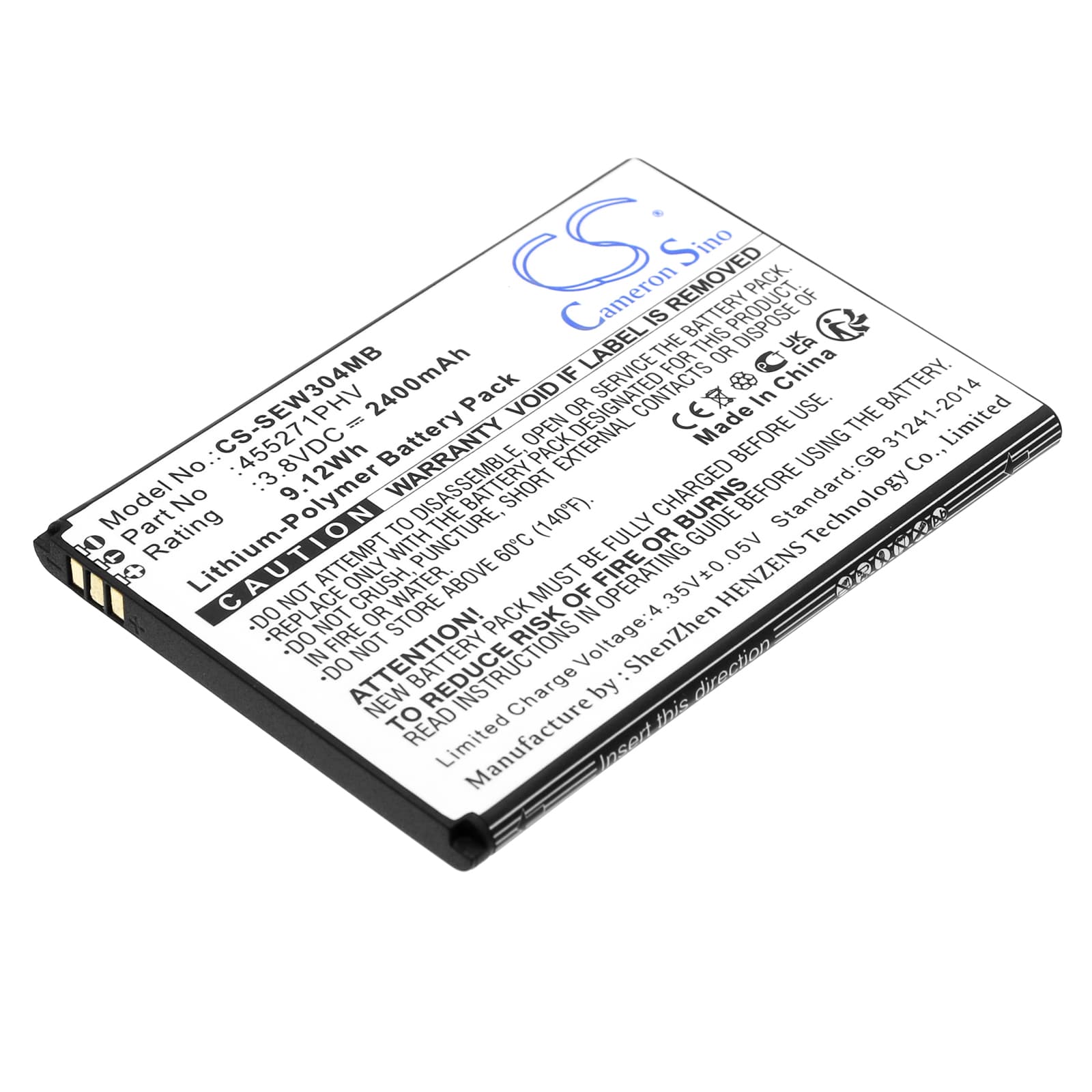 Replacement Battery for Samsung BrightVIEW - CS-SEW304MB-1.jpg