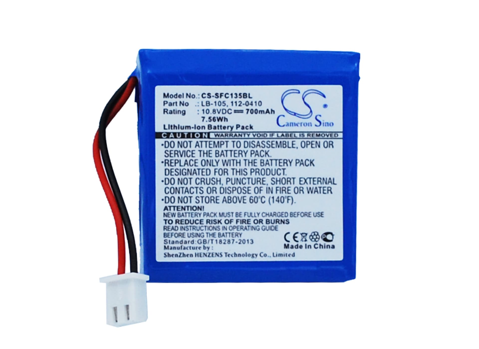 Replacement Battery for Safescan 135i - CS-SFC135BL-1.jpg