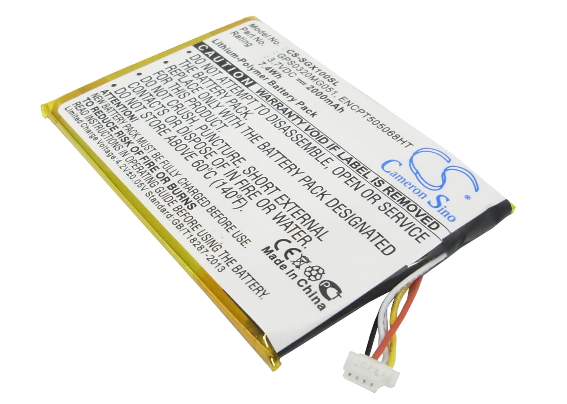 Replacement Battery for SkyGolf SkyCaddie SGXw - CS-SGX100SL-1.jpg