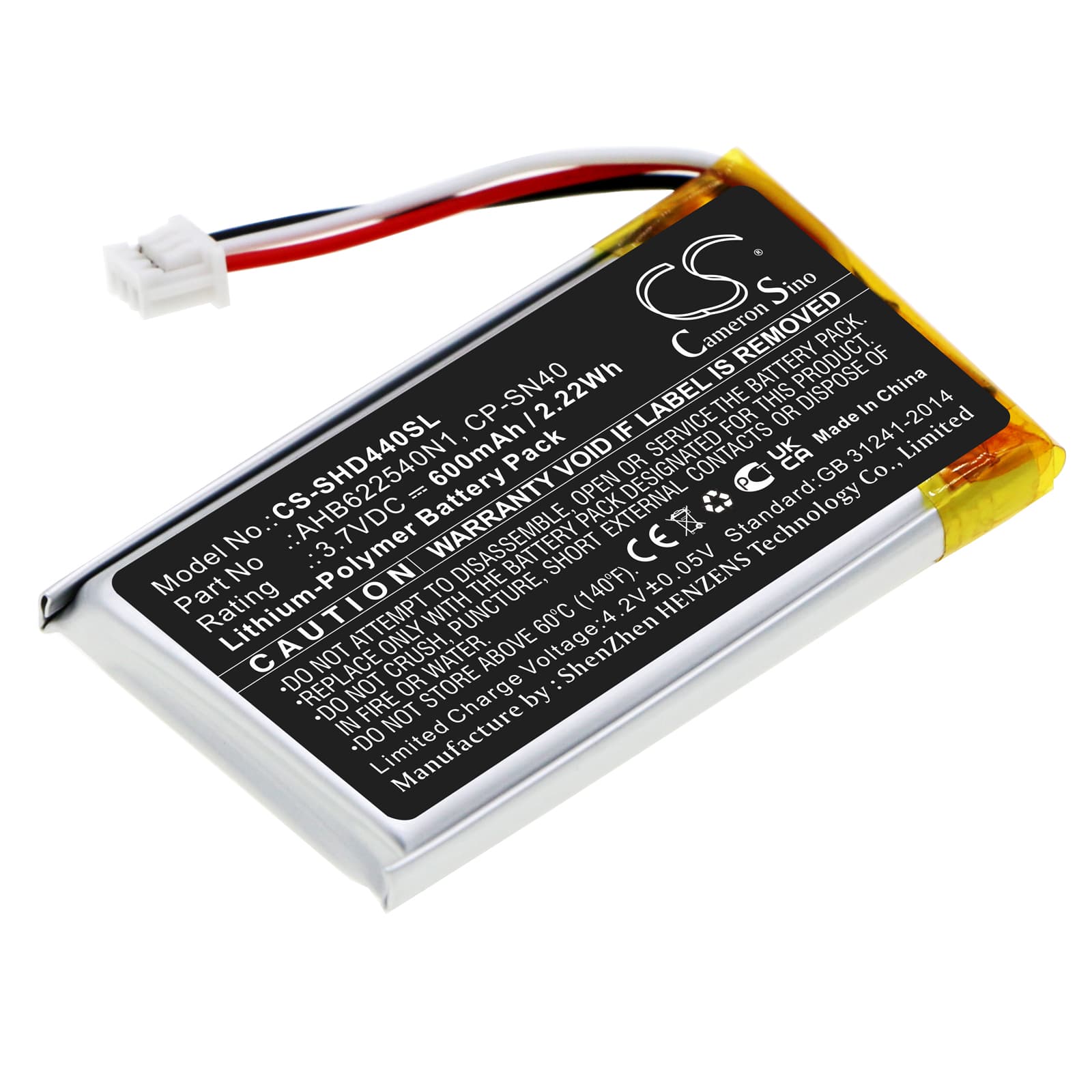Replacement Battery for Sennheiser HD 4.50BTNC