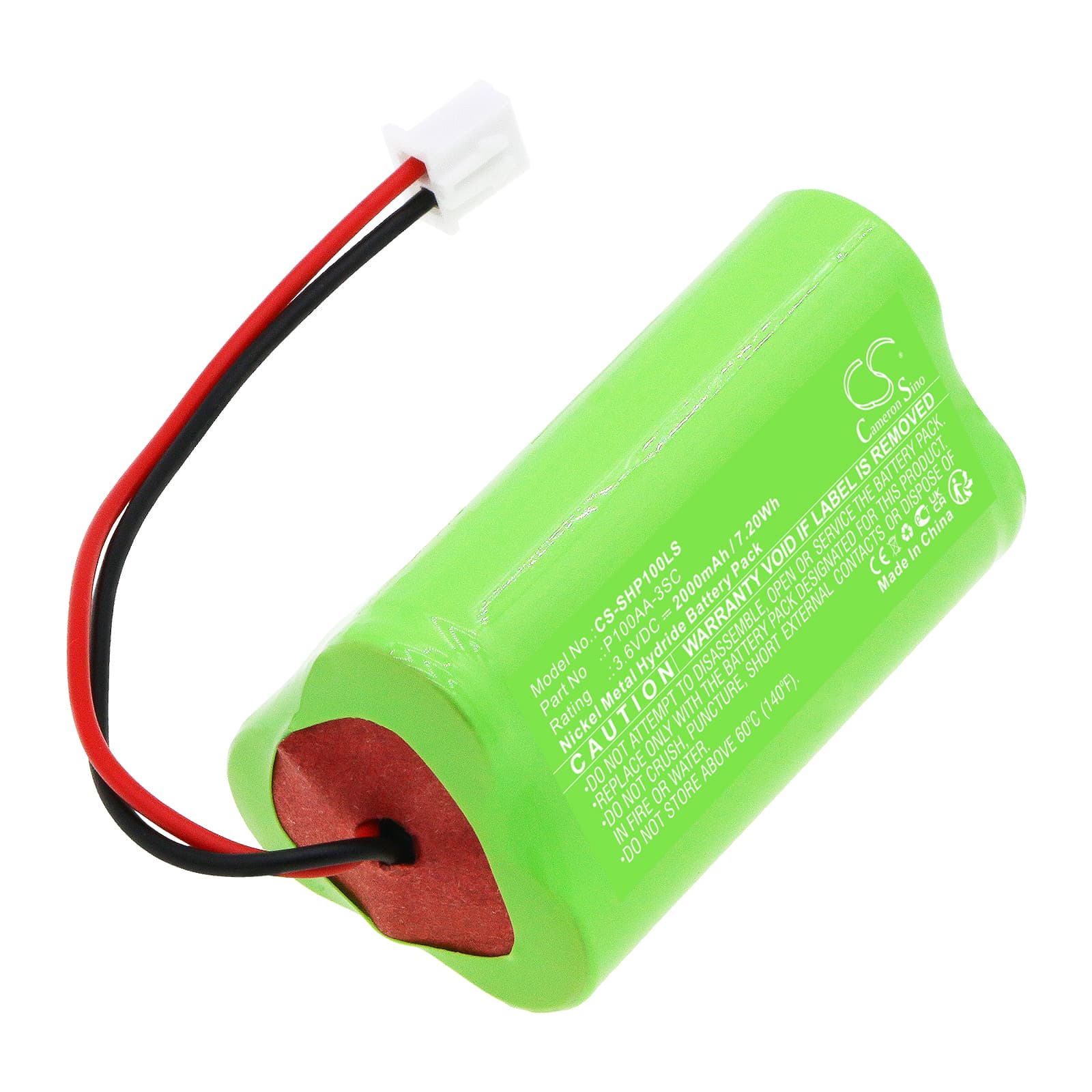Replacement Battery for Schlumberger Neptune Advantage 12.01 Probe Fault Indicator - CS-SHP100LS-1.jpg