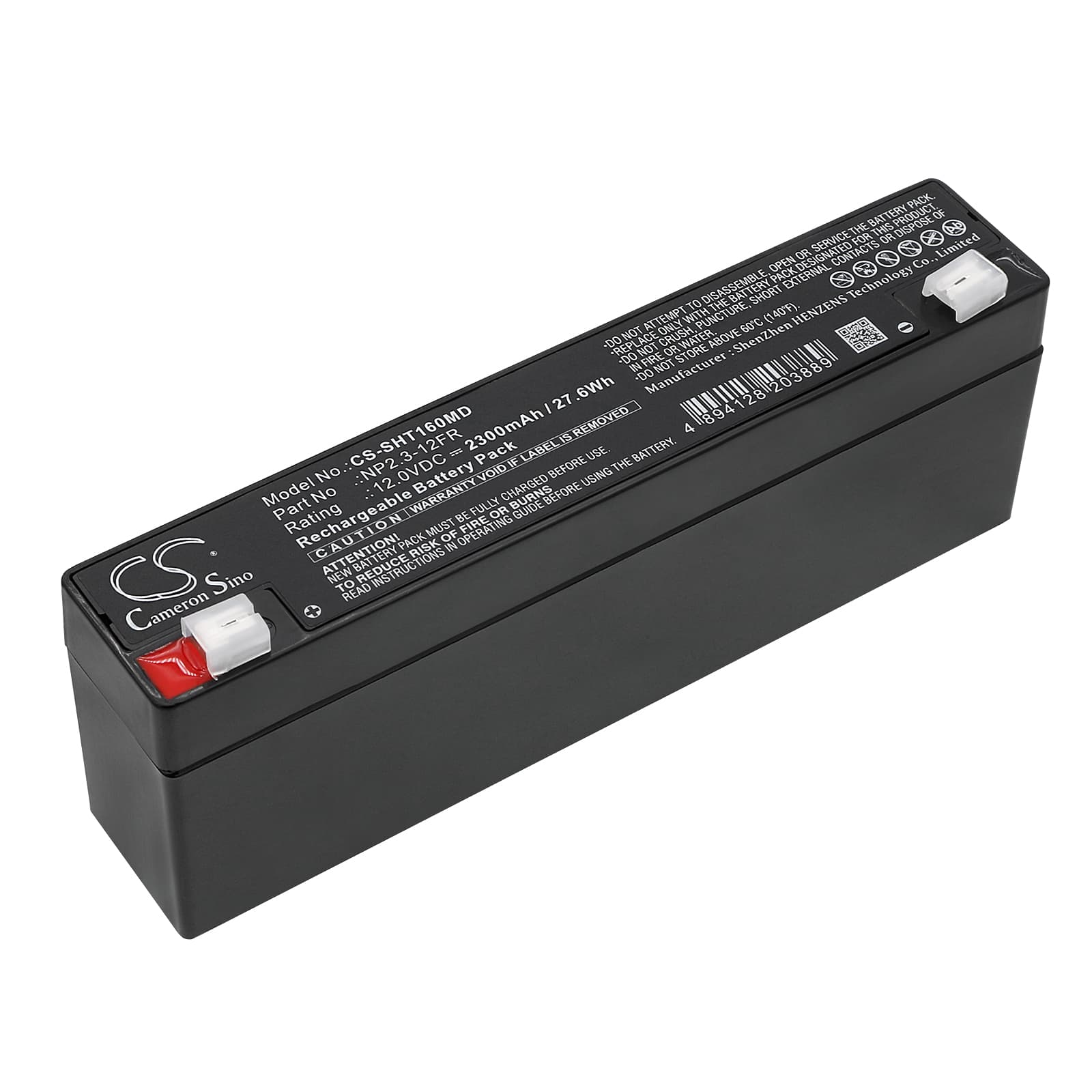 Replacement Battery for Cardioline AR2100 ECG