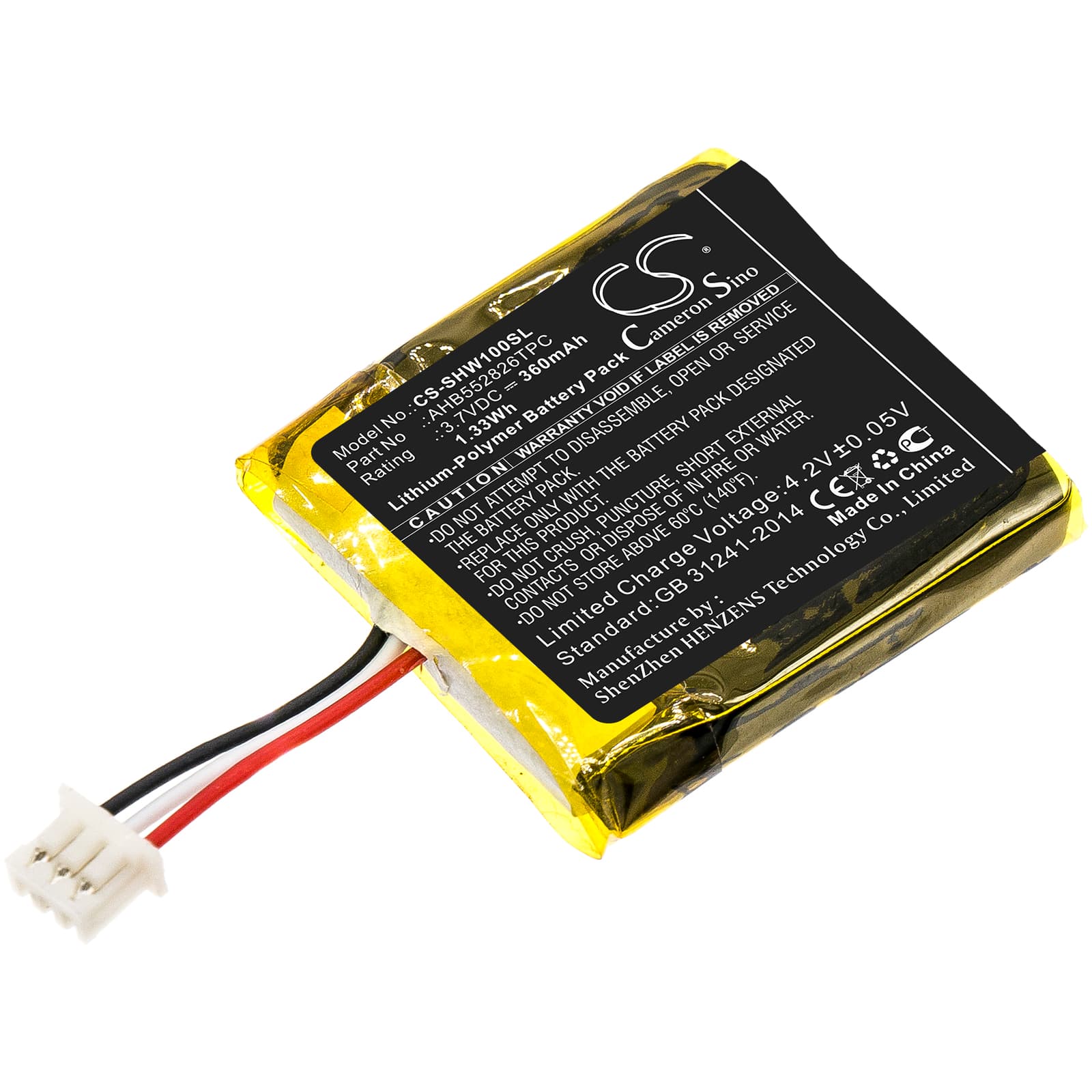 Replacement Battery for Sennheiser DW 10