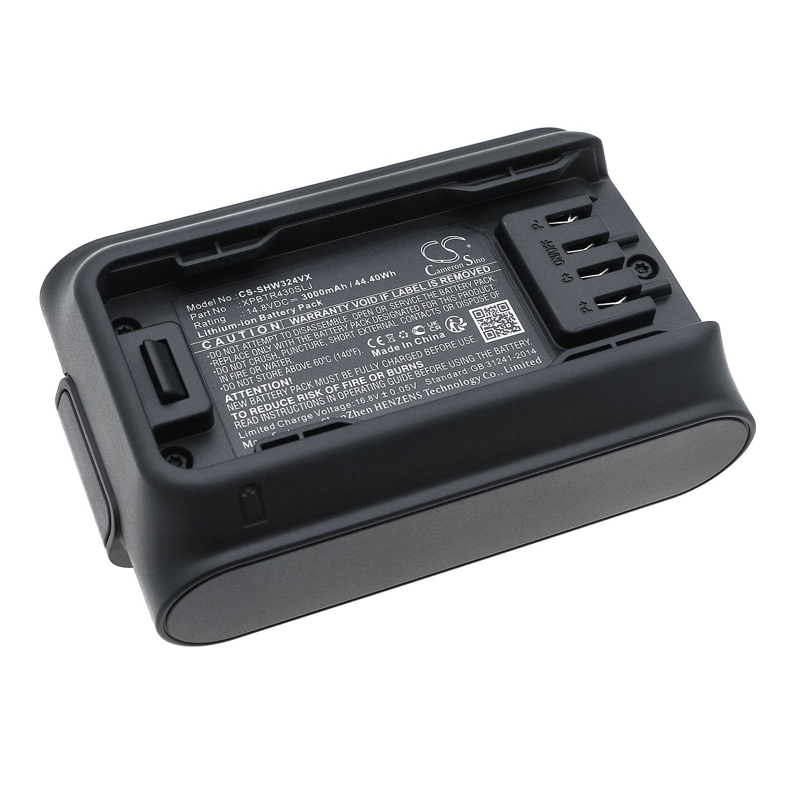 Replacement Battery for Shark CleanSense iQ+ - CS-SHW324VX-1.jpg