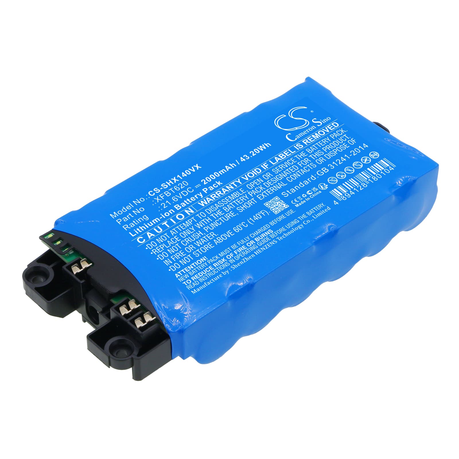 Replacement Battery for Shark IX140 - CS-SHX140VX-1.jpg