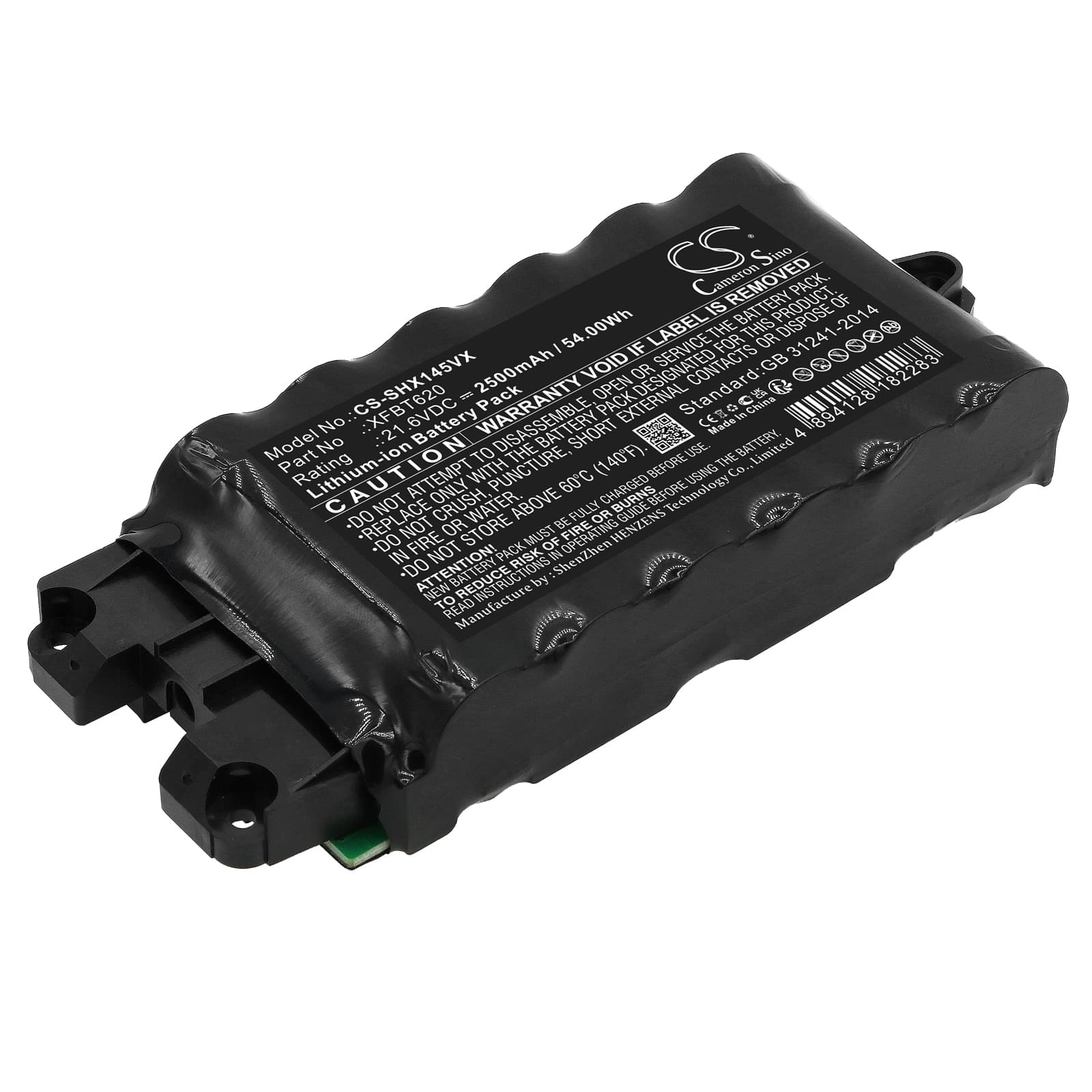 Replacement Battery for Shark IX140 - CS-SHX145VX-1.jpg