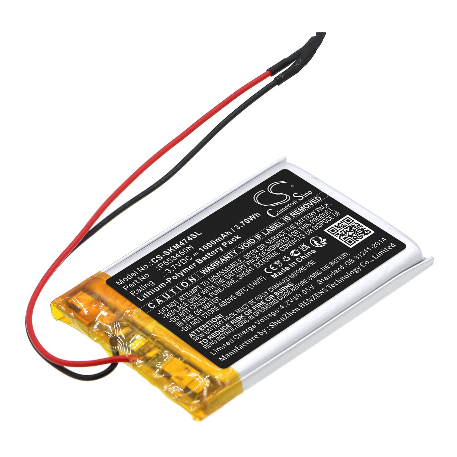Replacement Battery for Skullcandy Shrapnel Mini - CS-SKM474SL-1.jpg