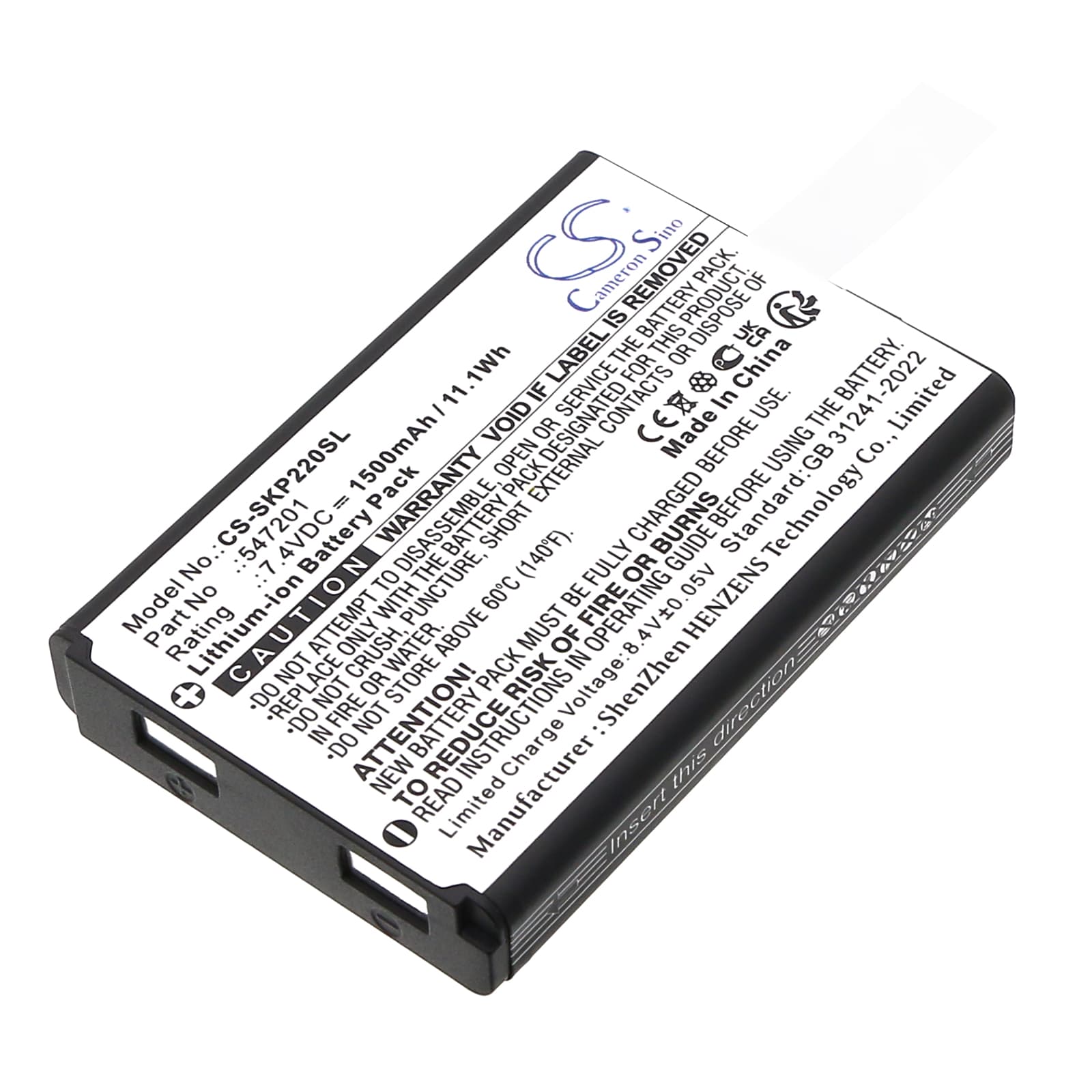 Replacement Battery for SEWOO LK-P22 - CS-SKP220SL-1.jpg