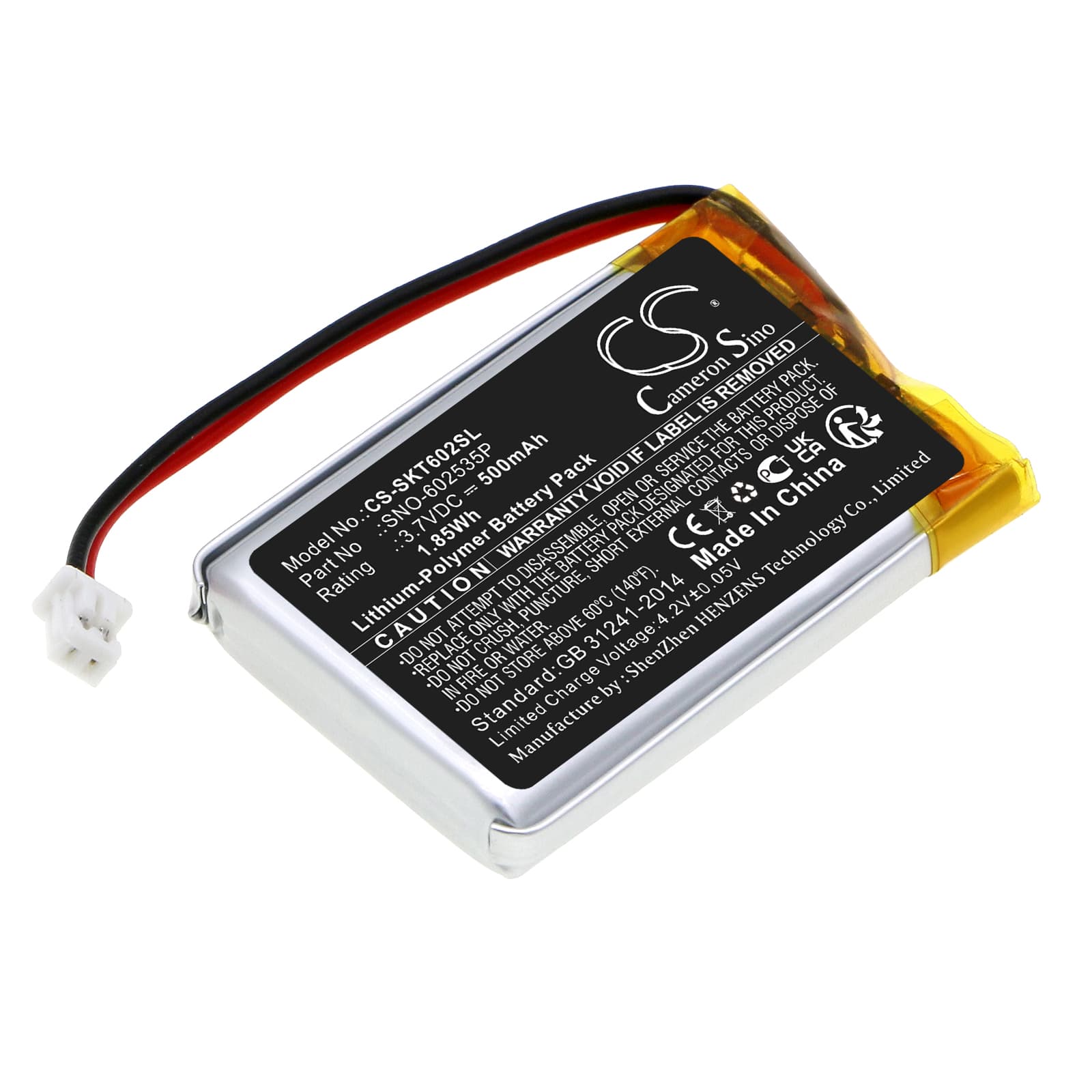 Replacement Battery for SkyBell Trim Plus WiFi Video Doorbell - CS-SKT602SL-1.jpg