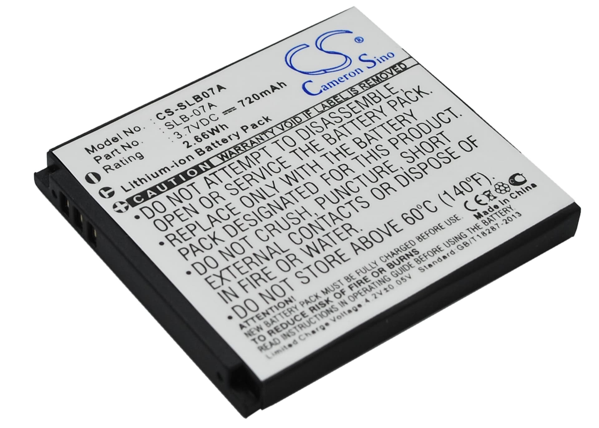Replacement Battery for Samsung ST50 - CS-SLB07A-1.jpg