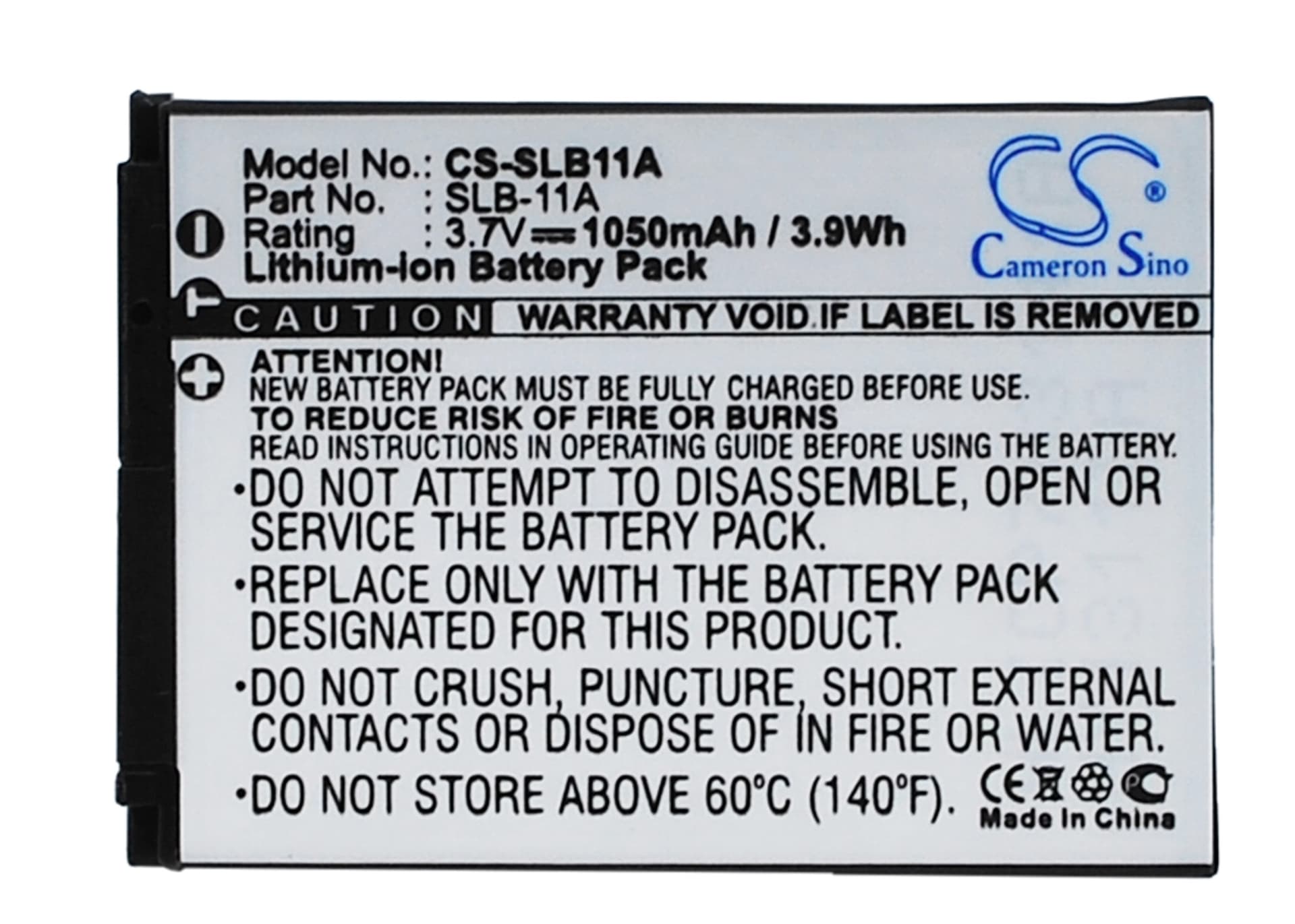 Replacement Battery for Samsung WB100 - CS-SLB11A-1.jpg