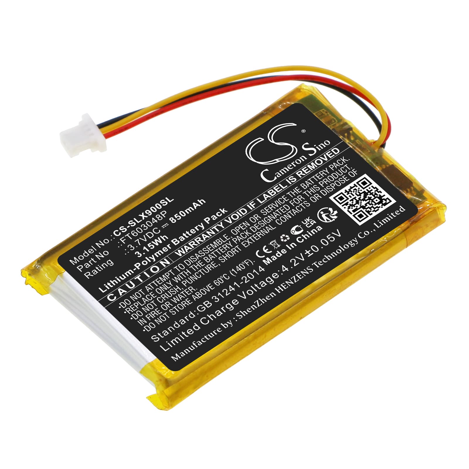 Replacement Battery for SteelSeries Arctis 9X - CS-SLX900SL-1.jpg