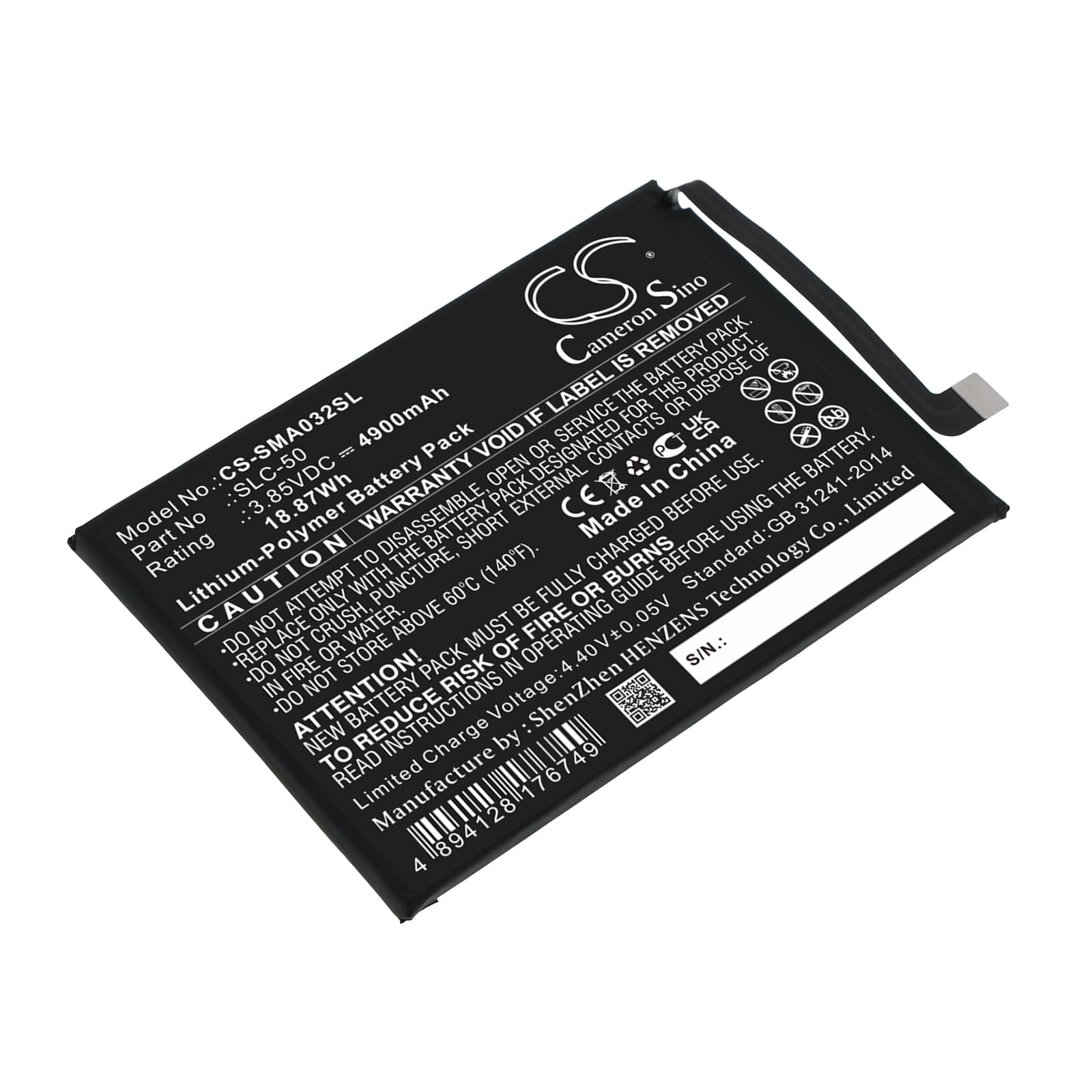 Replacement Battery for Samsung Galaxy A03 Core - CS-SMA032SL-1.jpg