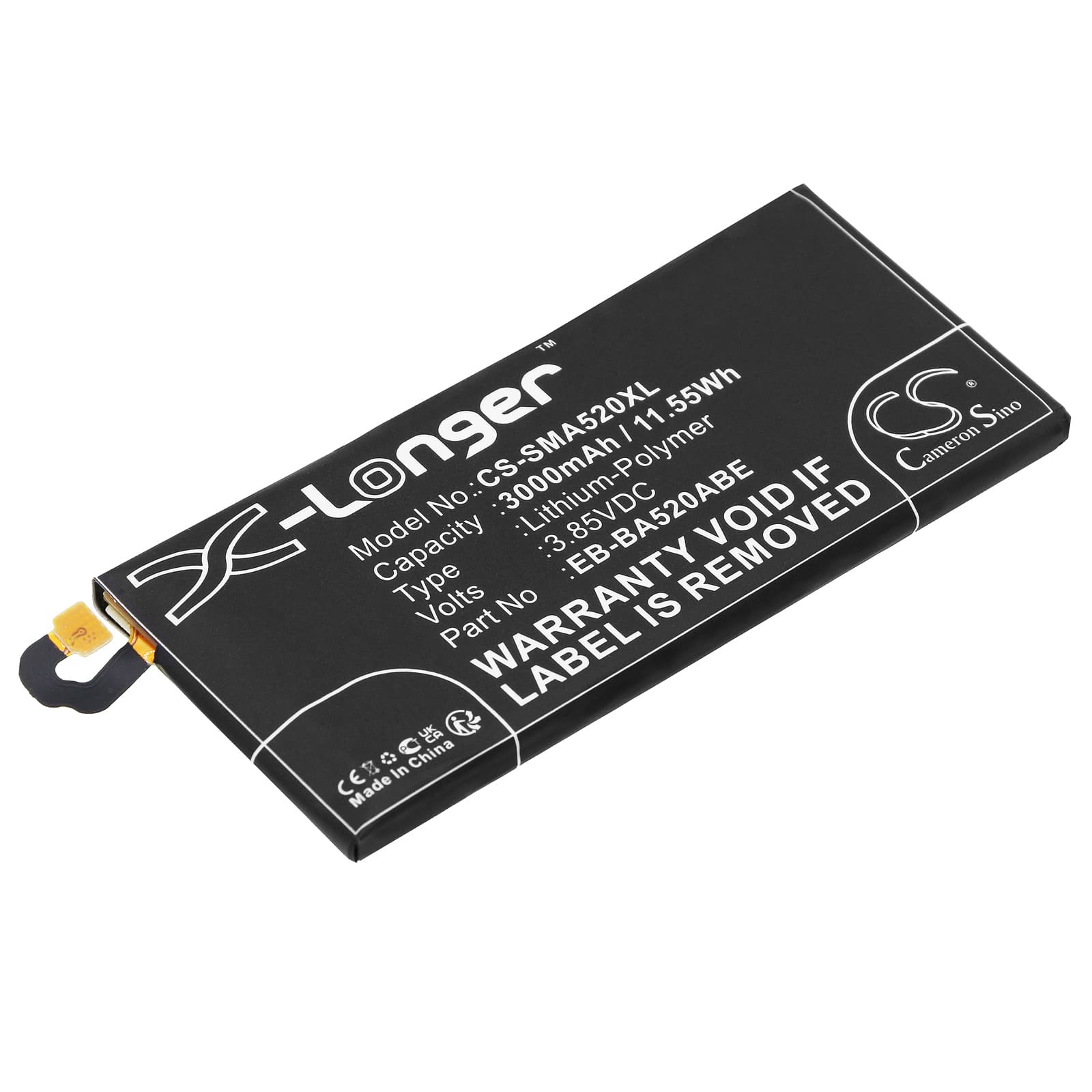 Replacement Battery for Samsung Galaxy A5 2017 - CS-SMA520XL-1.jpg