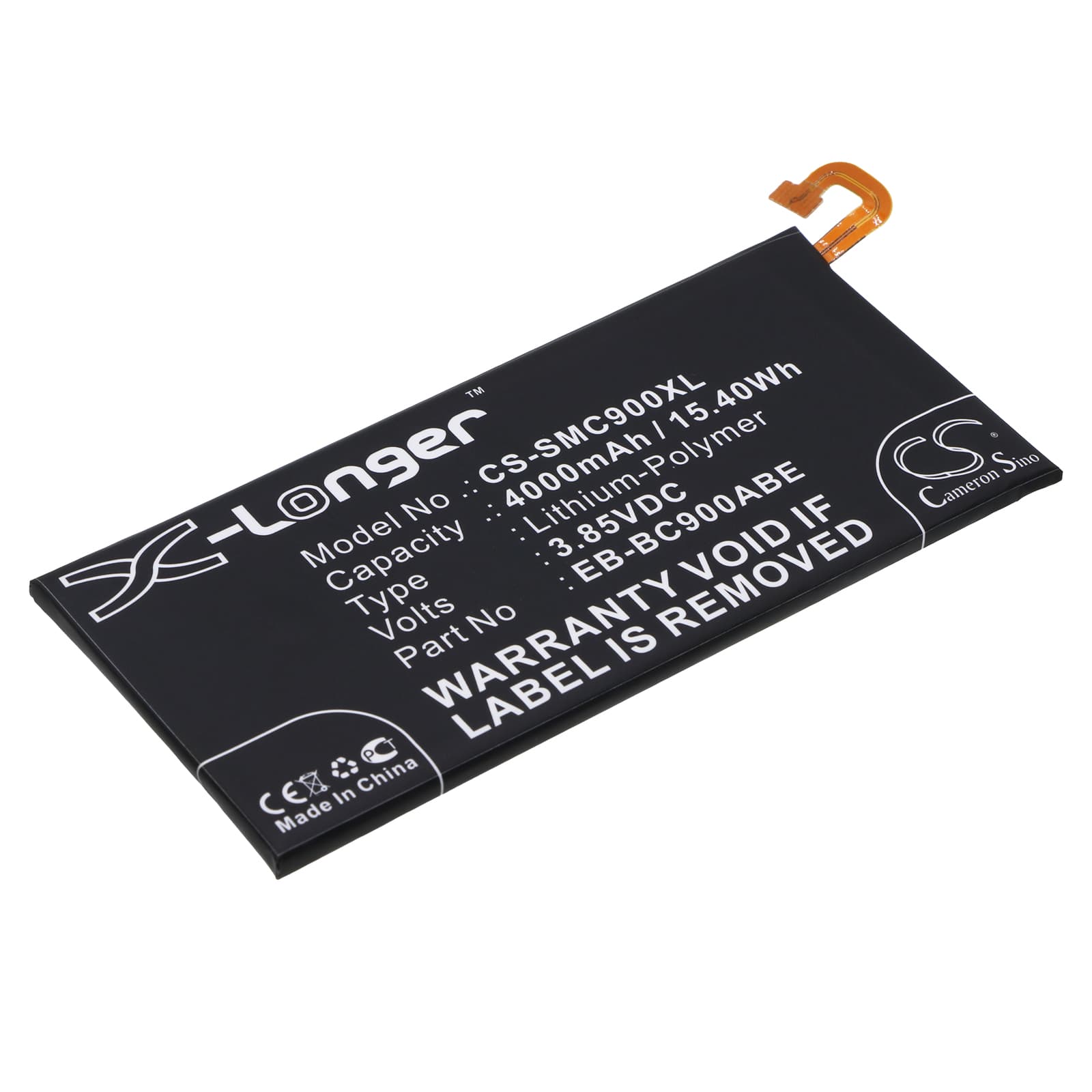 Replacement Battery for Samsung Galaxy C9 Pro - CS-SMC900XL-1.jpg