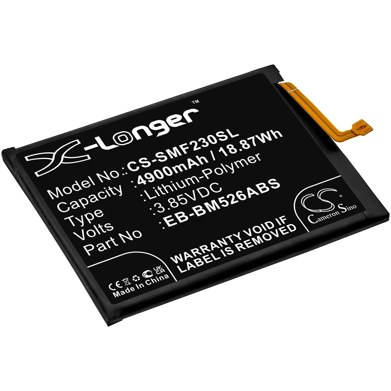 Replacement Battery for Samsung Galaxy M23 5G - CS-SMF230SL-1.jpg