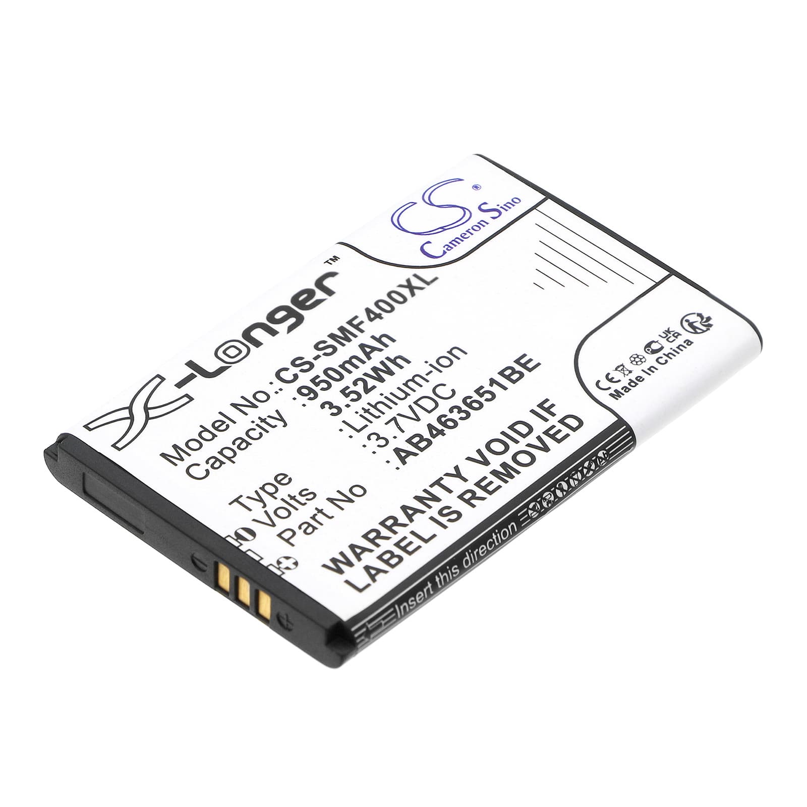 Replacement Battery for Samsung SGH-F400 - CS-SMF400XL-1.jpg